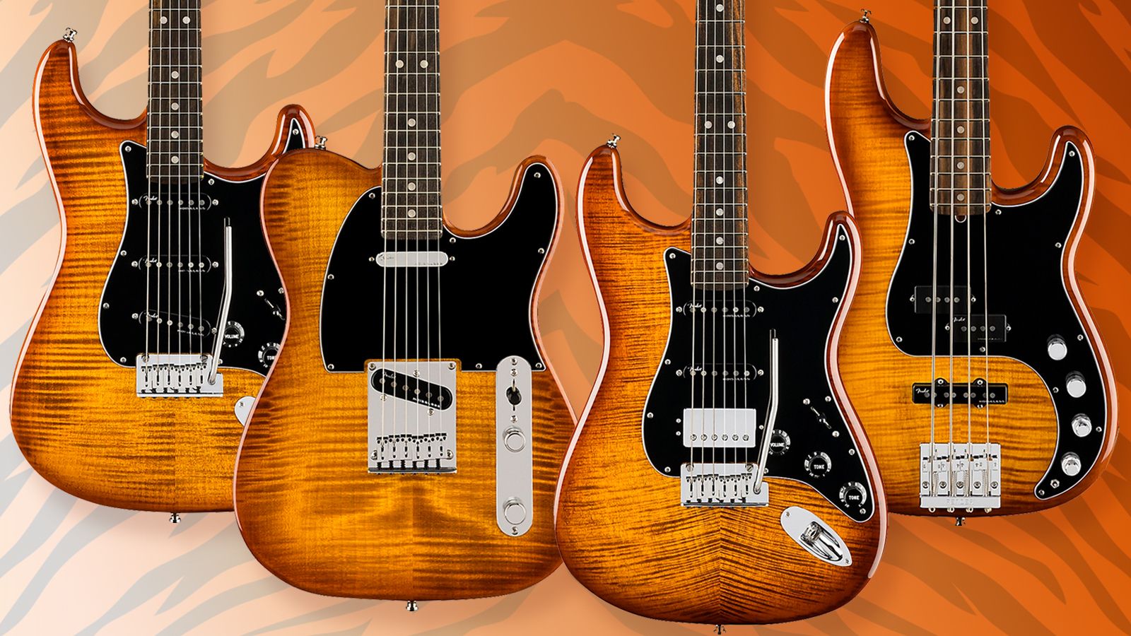 ギター T's Guitars DST22RM Ash Tiger Eye Burst T's Guitars DST-22 Ash HSH Roasted Maple (Tiger Eye Burst