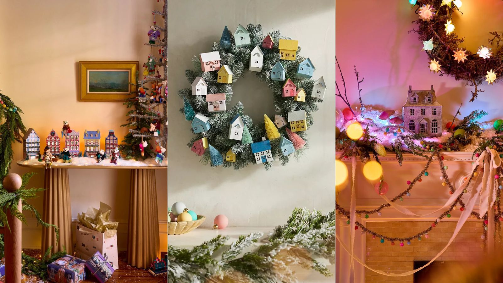 Putz House Kit DIY 6 Miniature Houses By AgedWithThyme On