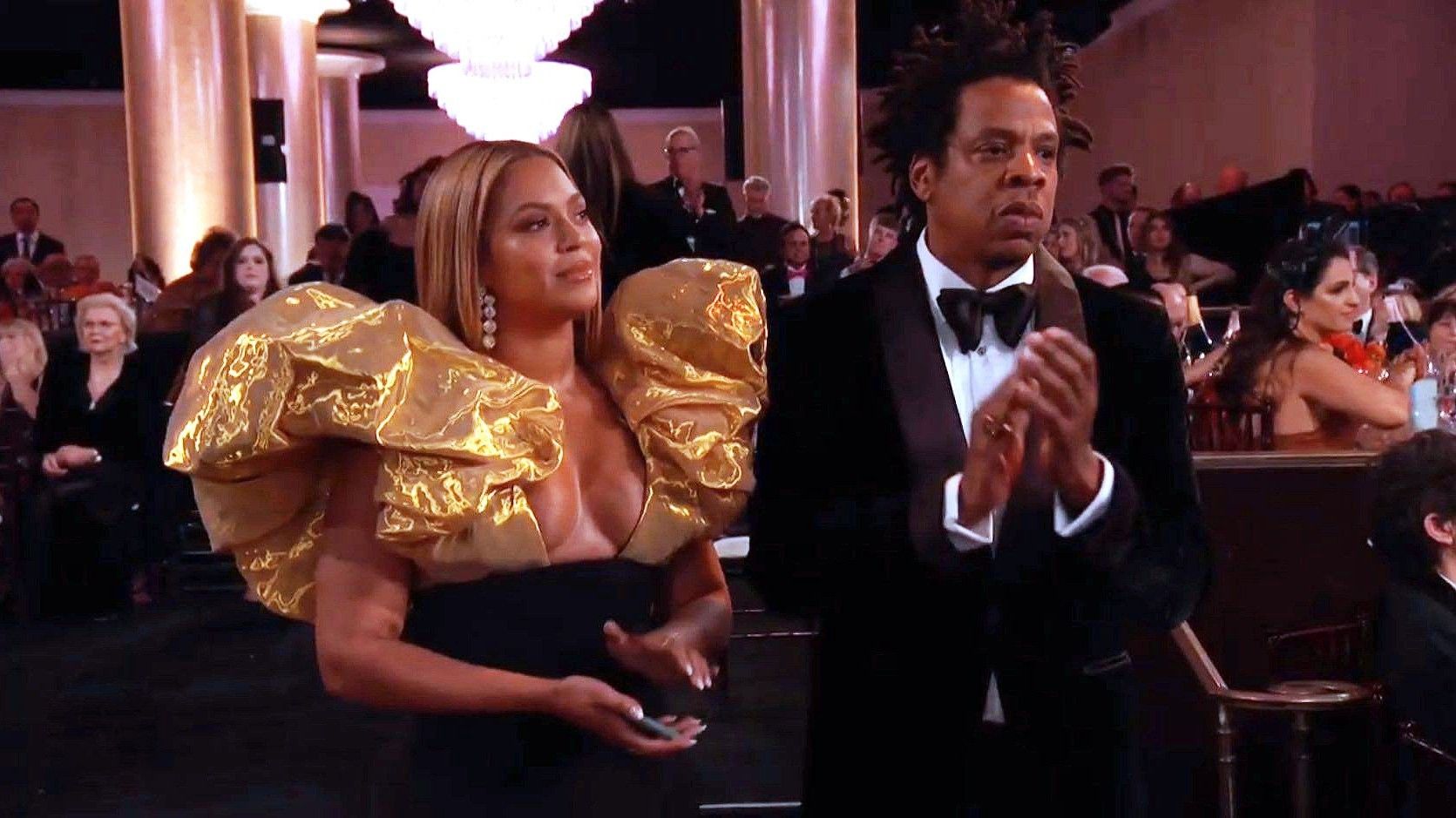 beyonce dress golden globes The Story Behind Beyonc's Gold Gown From the Wearable Art Gala