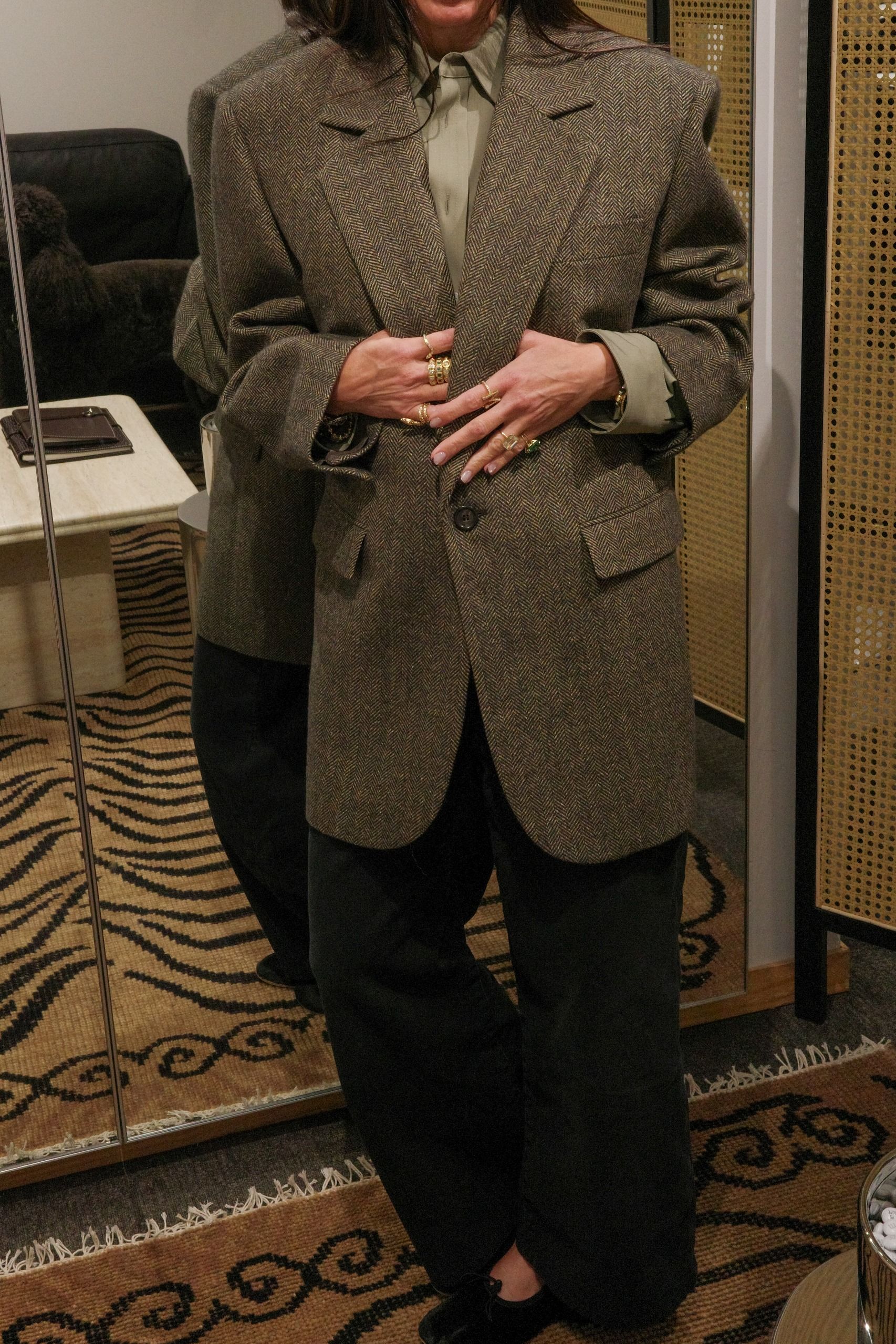 Marci Hirshleifer styles one of her go-to blazers for fall