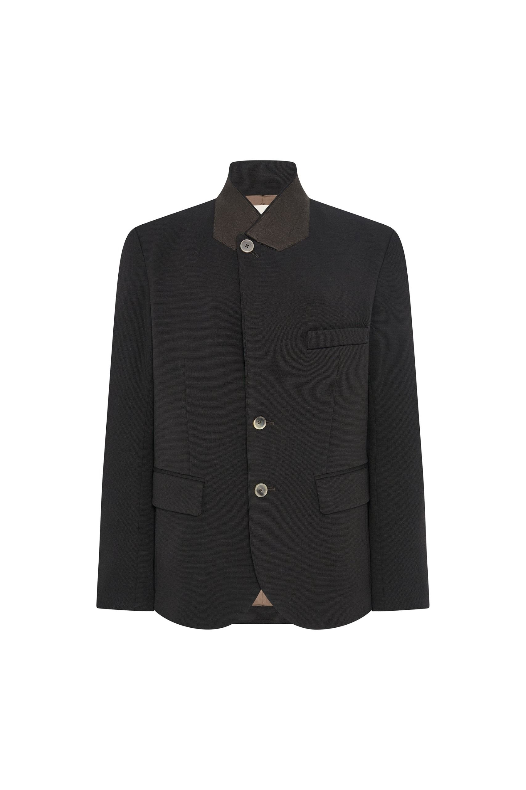 Knit Sporting Blazer Ebony - Xs / Ebony