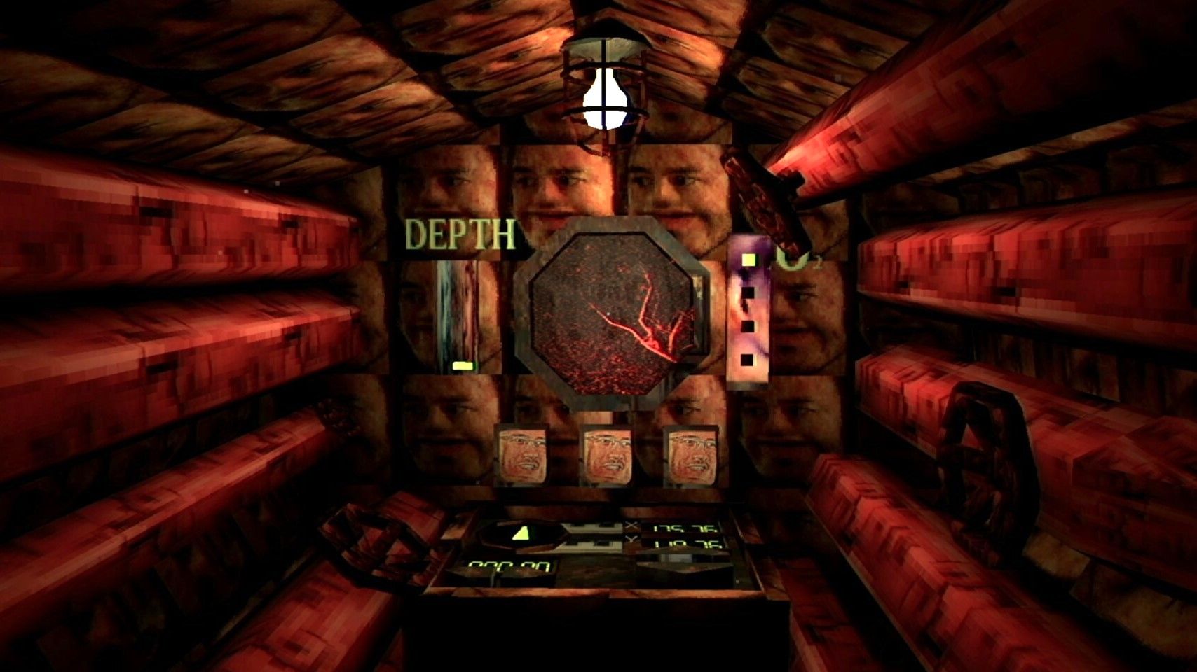 Iron Lungs new Markiplier mode surrounds you with the YouTubers meme  faces while you explore the depths of the blood ocean | PC Gamer