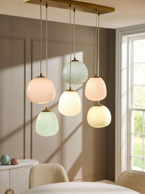 Multi Erielle 6 Light Linear Pendant