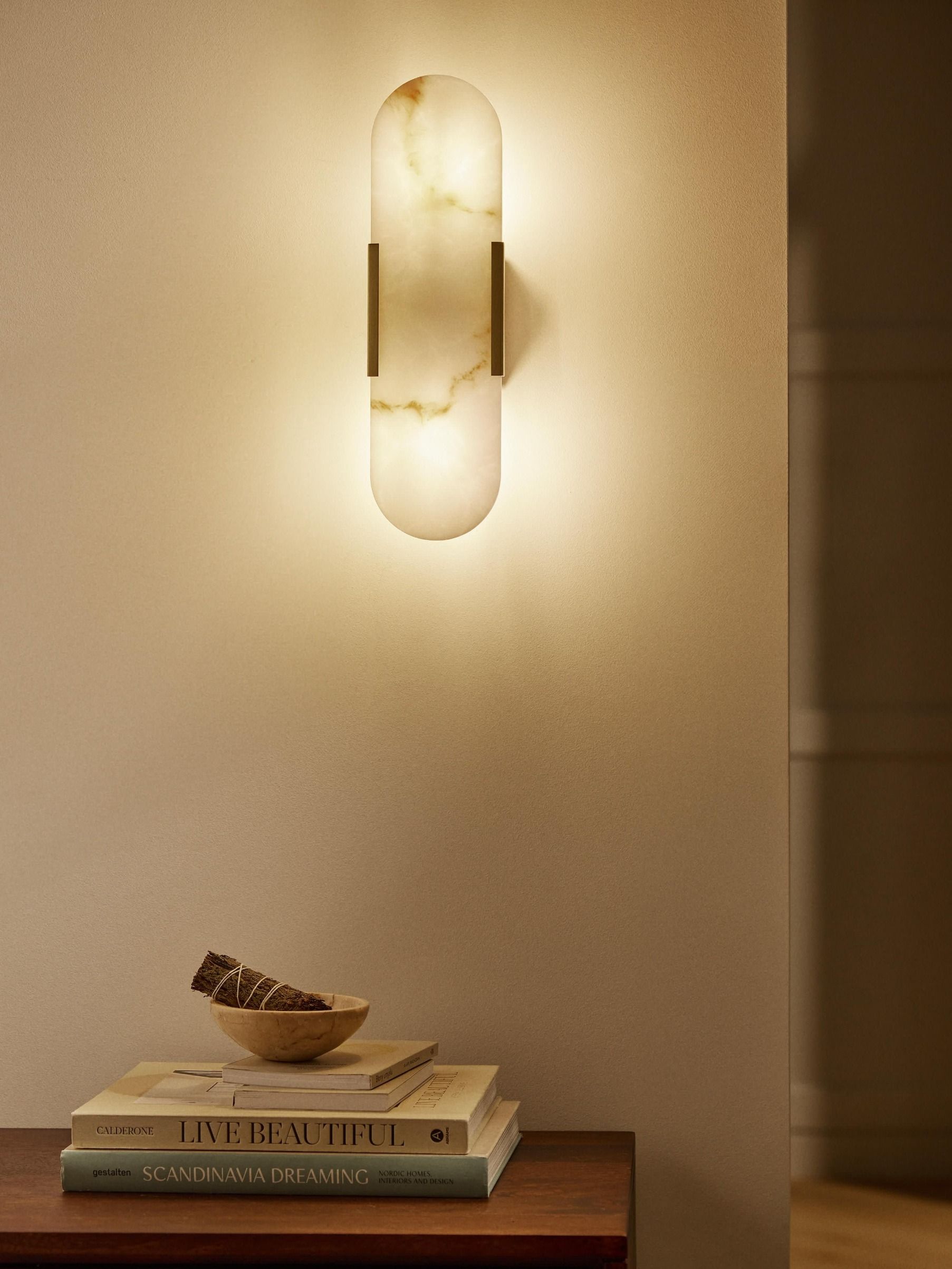 Marble Effect Wall Lamp Galene