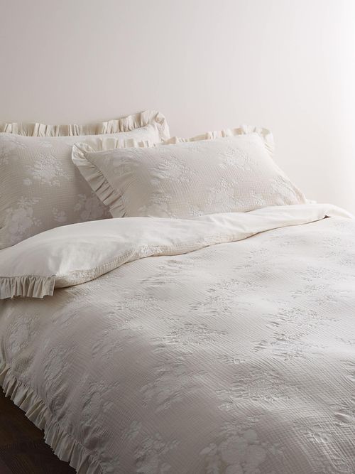 Pure Cotton Floral Jacquard Bedding Set