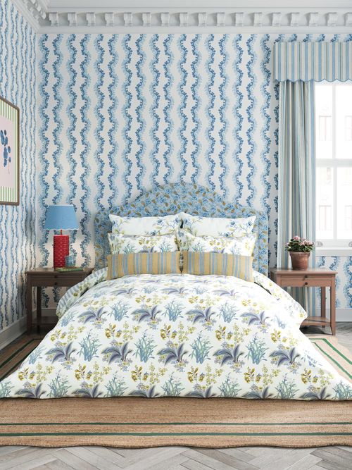 Sanderson Pure Cotton Sateen Enys Garden Bedding Set