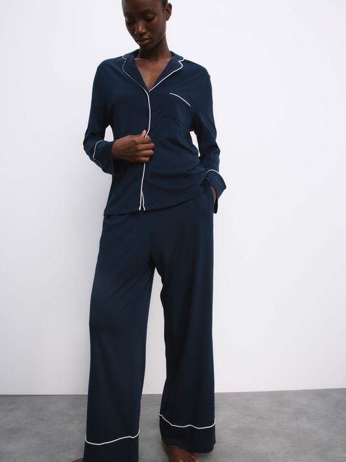 Autograph Cotton Modal Revere Pyjama Set