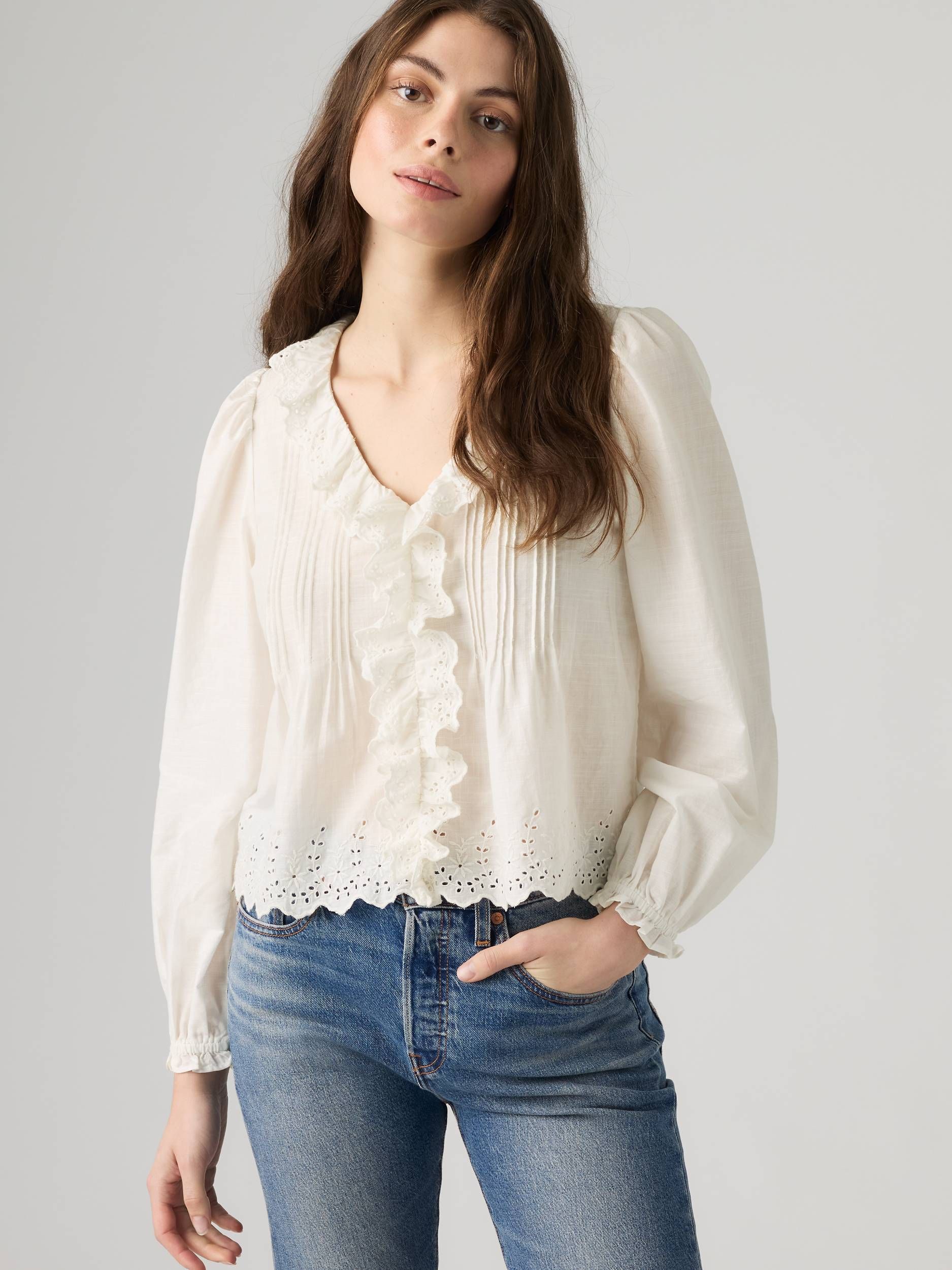 Levi's , Claire Long-Sleeve Blouse