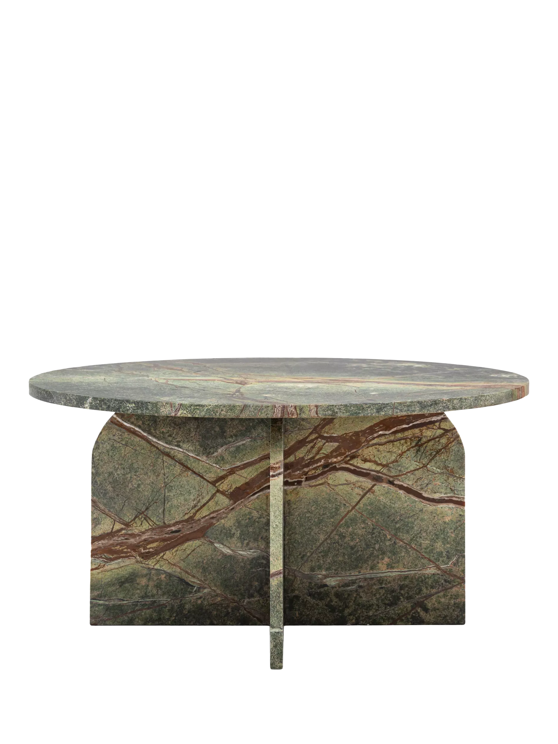 Gallery Direct Vermont Marble Coffee Table, Black