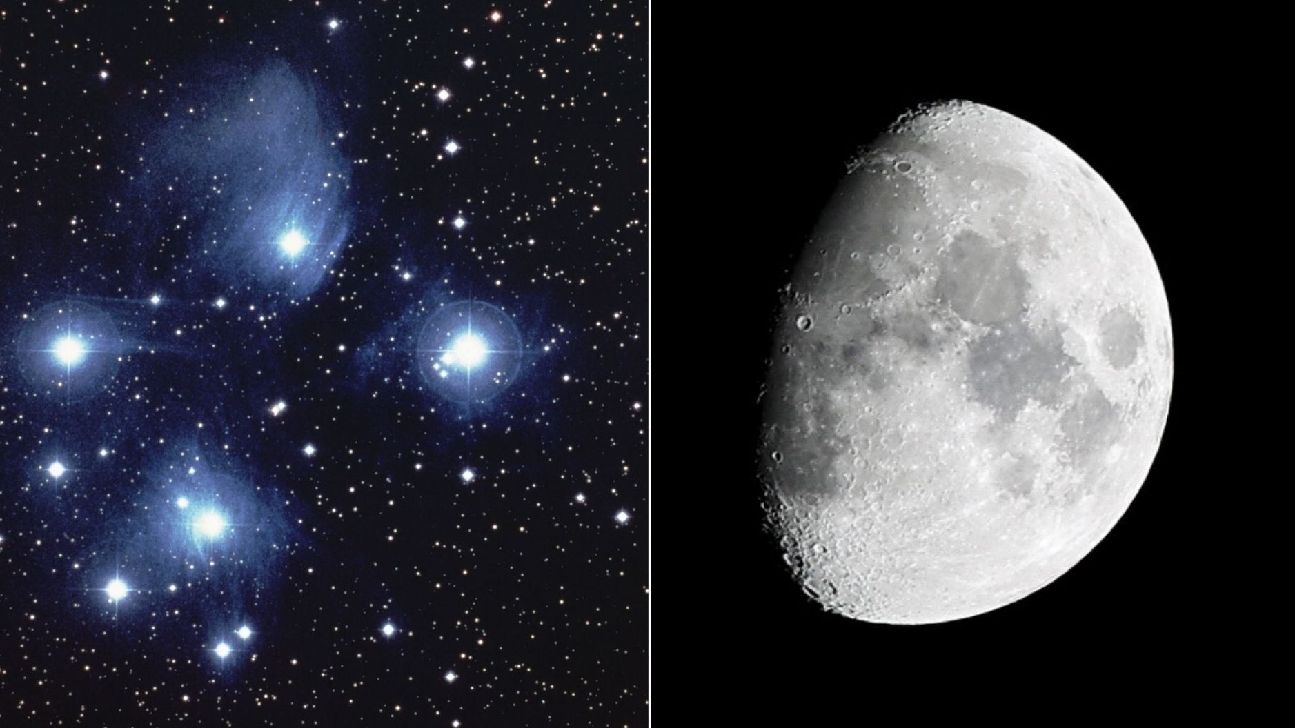 See the 'Seven Sisters' of the Pleiades swim in the light of a