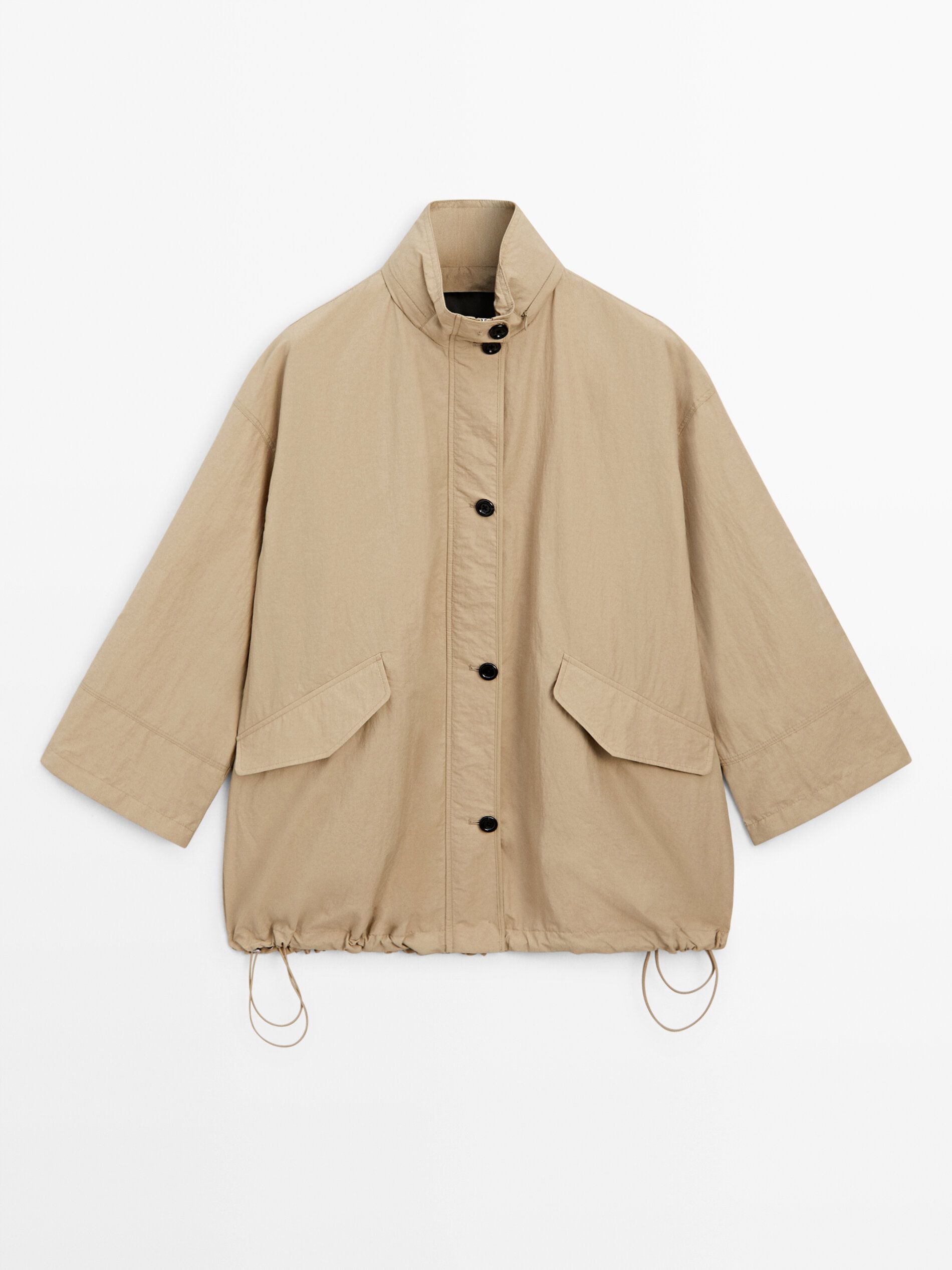 Puff Parka With Hood Detail