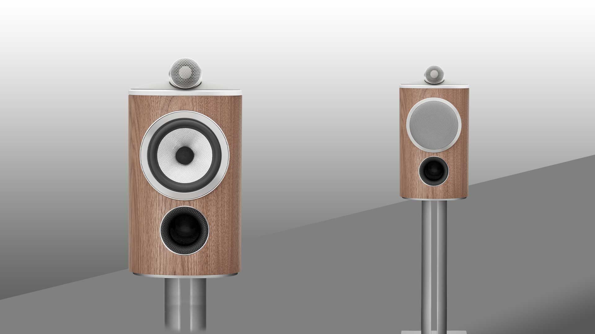 B&W 805S Floorstanding Speakers; 805-S; Rosenut Pair w