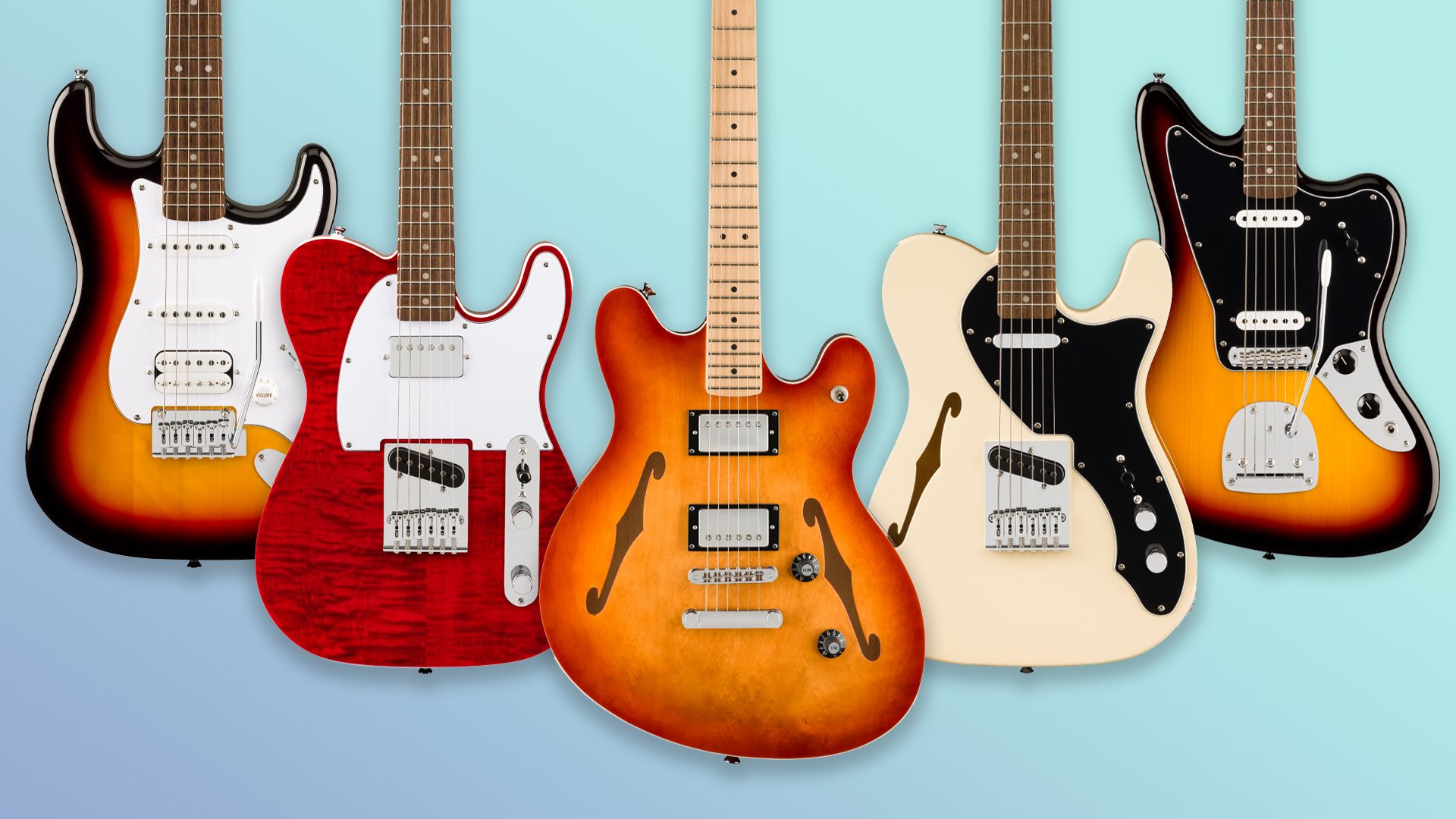 ギター Squier Affinity Starcaster Squier Affinity Series Starcaster Deluxe Maple Fingerboard