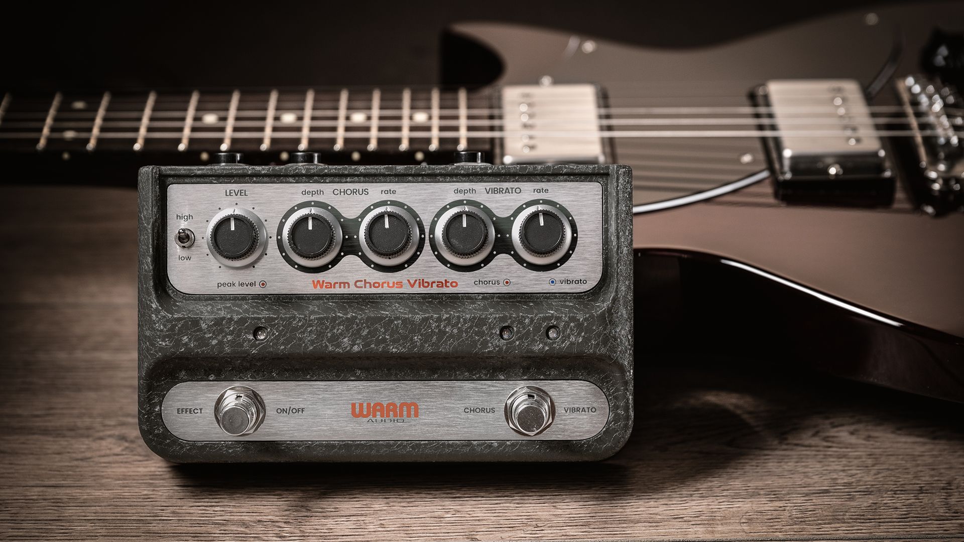 ギター WARM AUDIO WA-C1 CHORUS VIBRATO Warm Audio WA-C1 Stereo Chorus & Vibrato Effects Pedal Slate