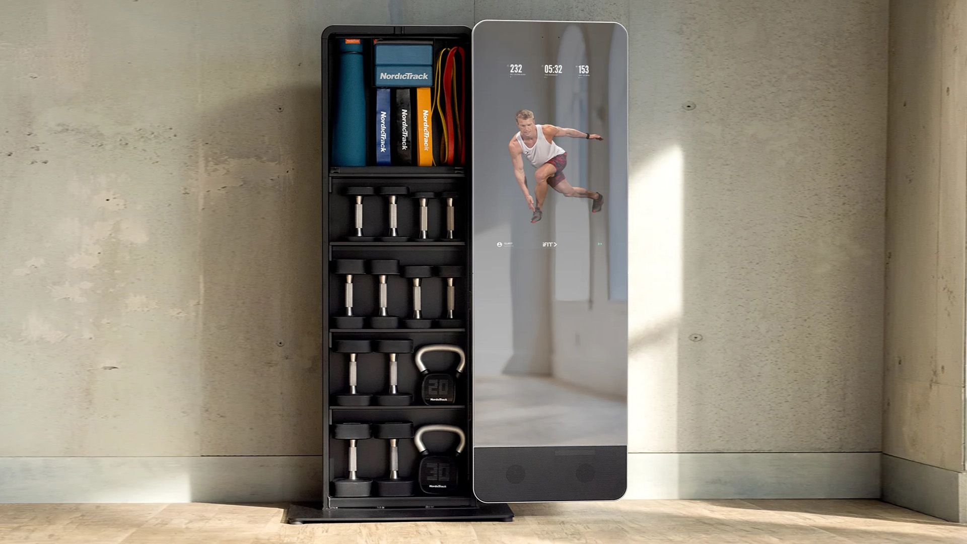 Smart Mirror Nordictrack The Vault Gym Equipment Nordictrack