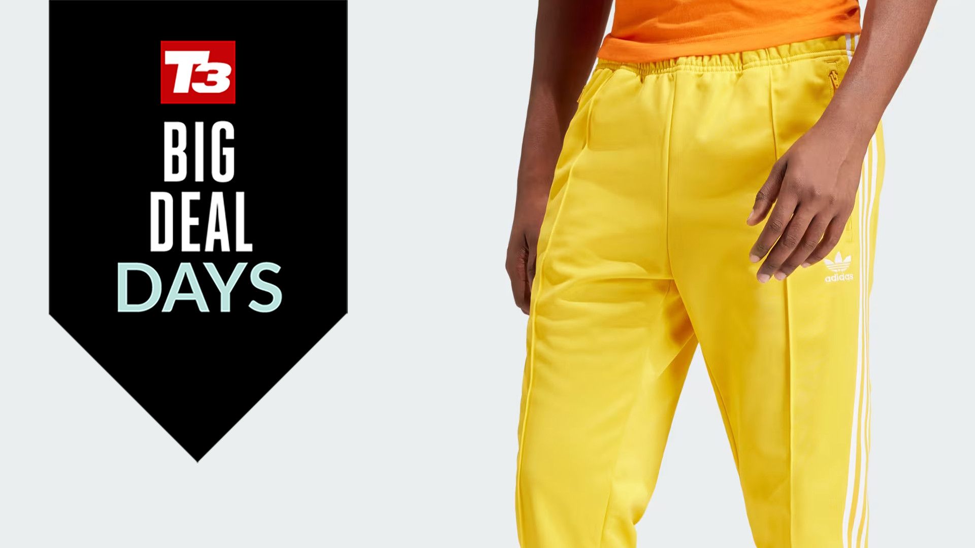 I just bought a pair of bright yellow track pants from