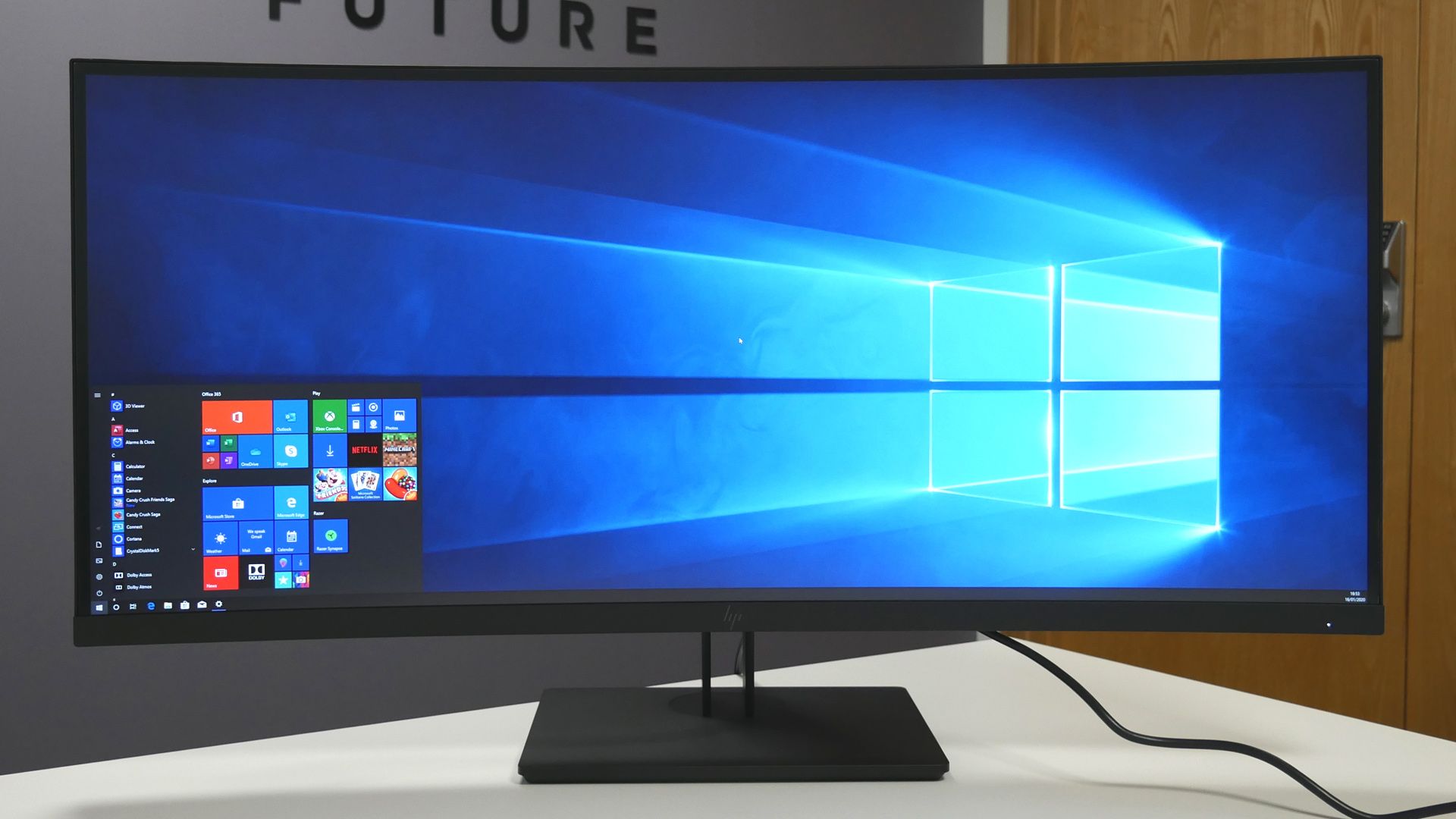 ジャンク HP Z38c 37.5型 曲面モニター 液晶割れ ジャンク HP Z38c 37.5型 曲面モニター 液晶割れ