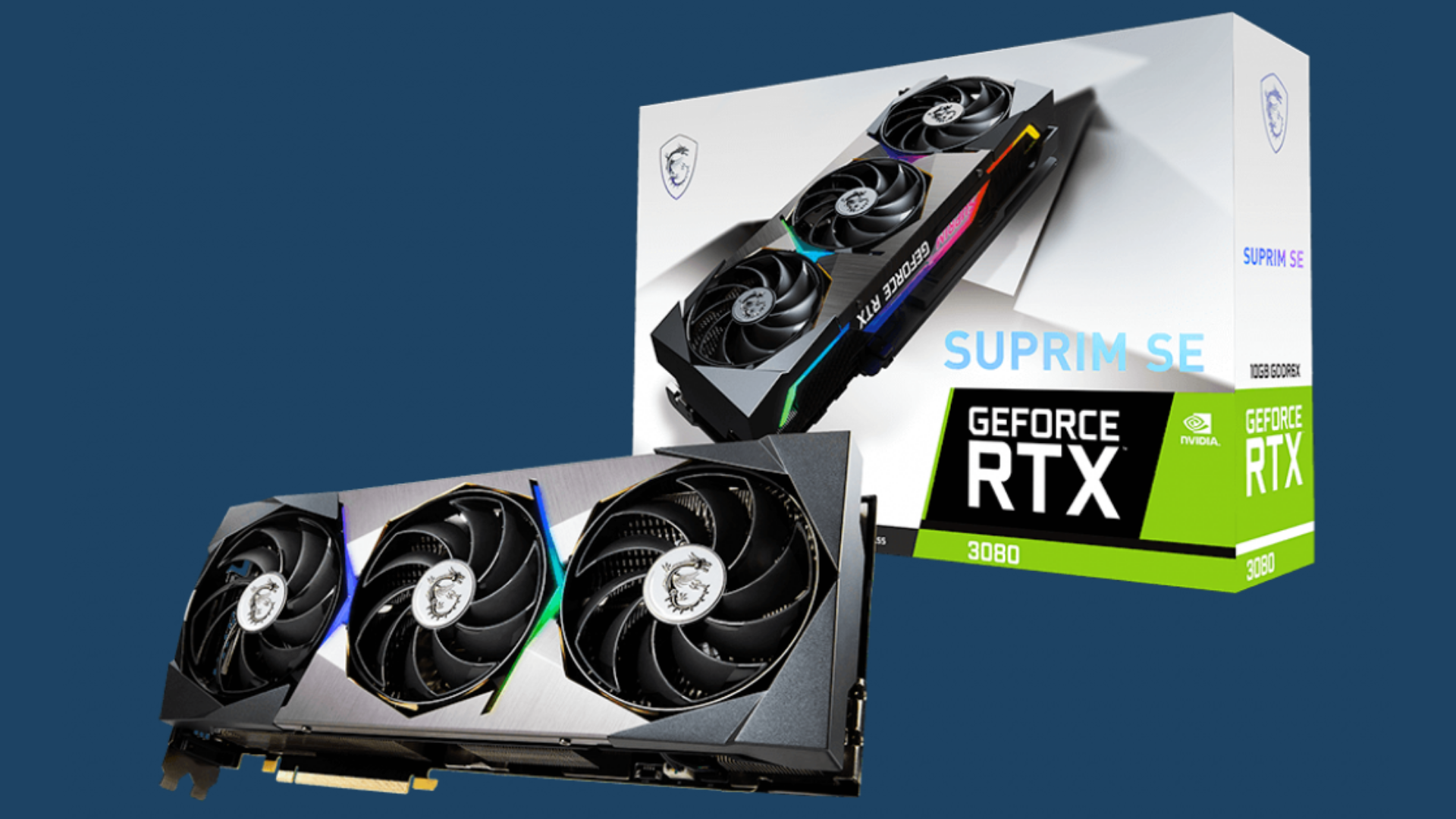 【動作確認済】MSI GeForce RTX 3080 MSI、NVIDIA GeForce RTX™ 3080搭載のVENTUSシリーズモデル