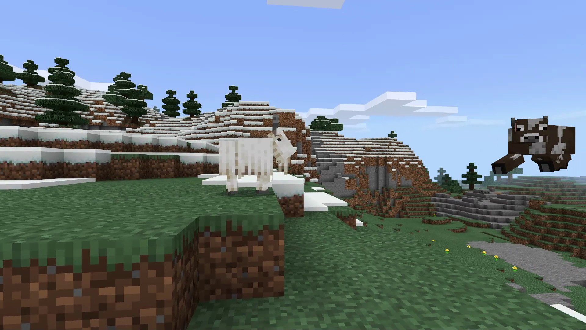 Minecraft: Java Edition Snapshot 21w13a adds goats from