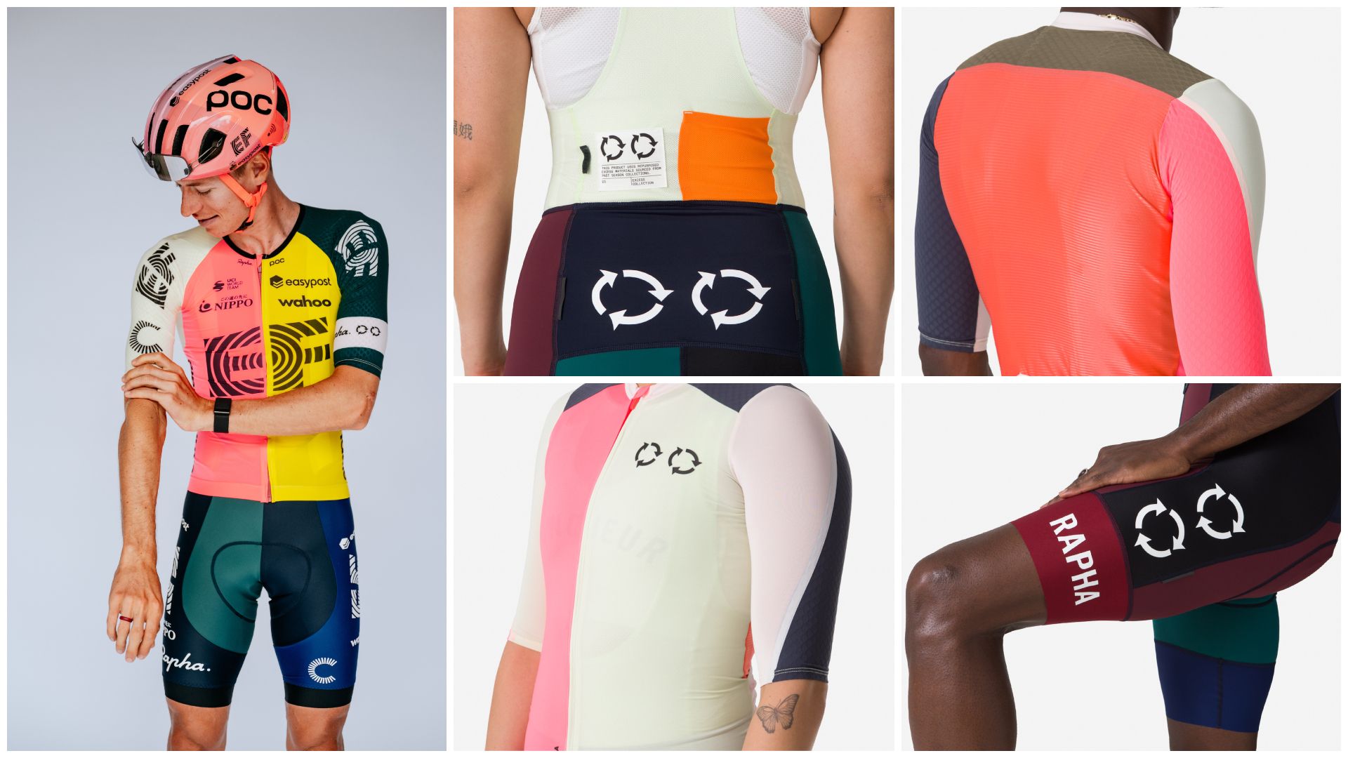 支給品　ポロシャツ　EF Education-EasyPost　Rapha 支給品 ポロシャツ EF Education-EasyPost Rapha - メルカリ