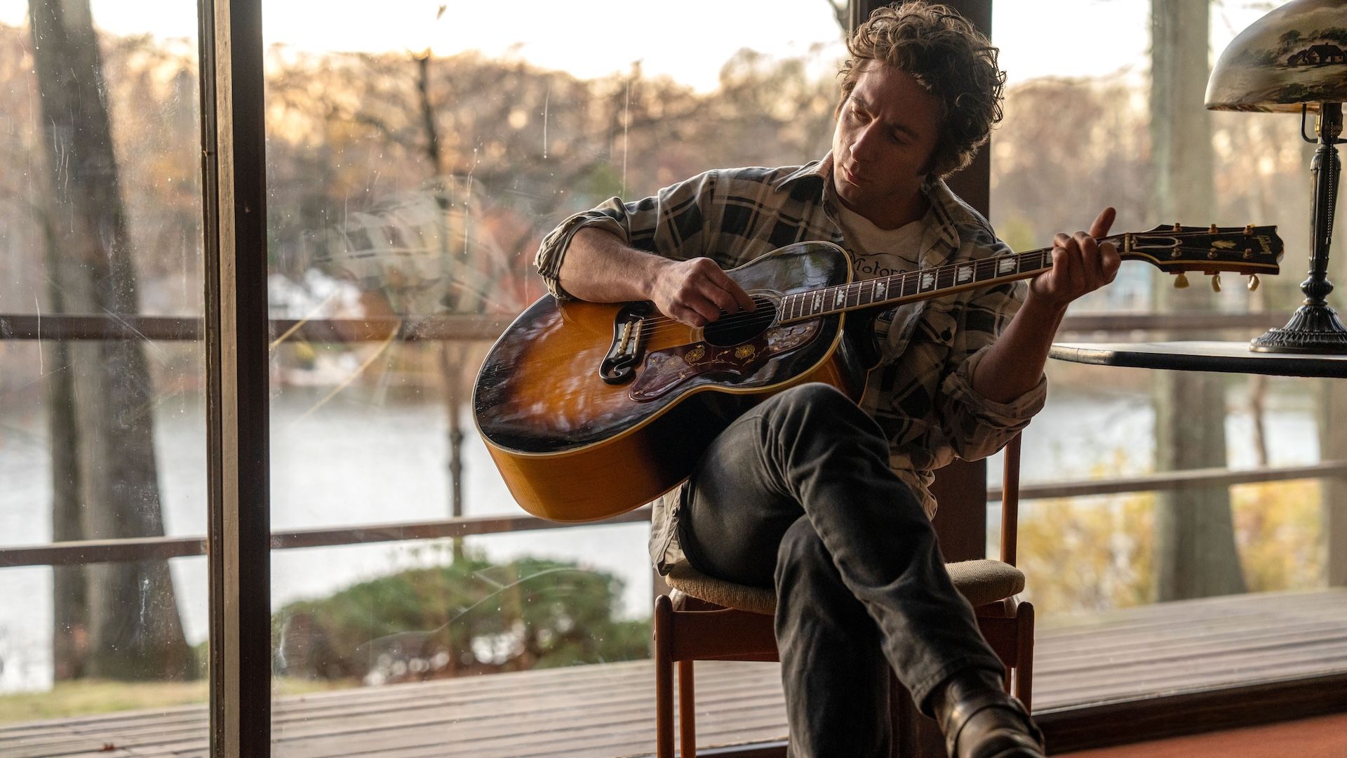 Jeremy Allen White as Bruce Springsteen in 20th Century Studios' DELIVER ME FROM NOWHERE. Photo by Macall Polay &amp;copy; 2025 20th Century Studios. All Rights Reserved.