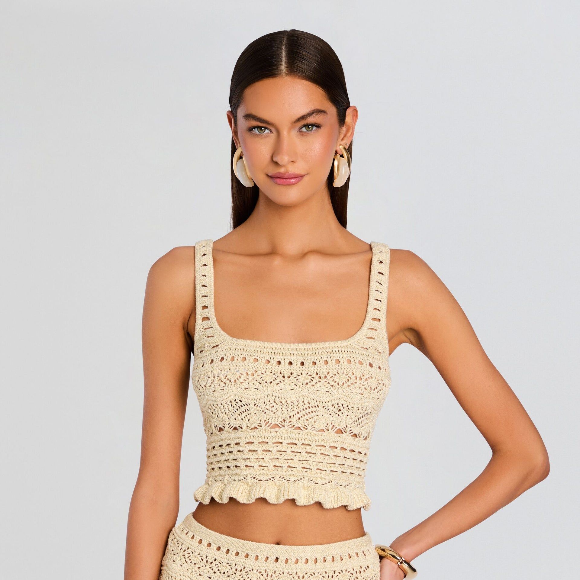 Damira Crochet Top