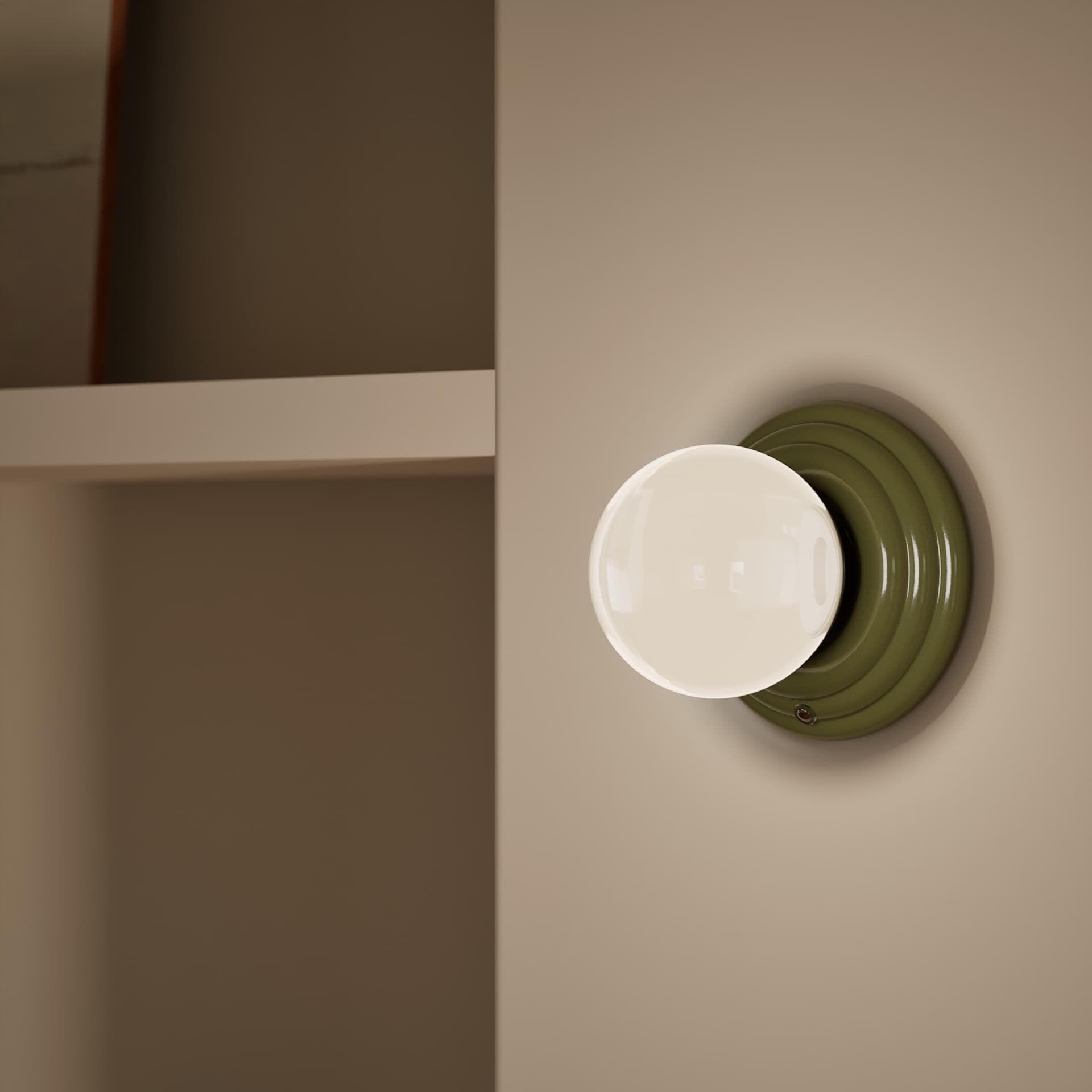 Rechargeable Ribbed Wall Light