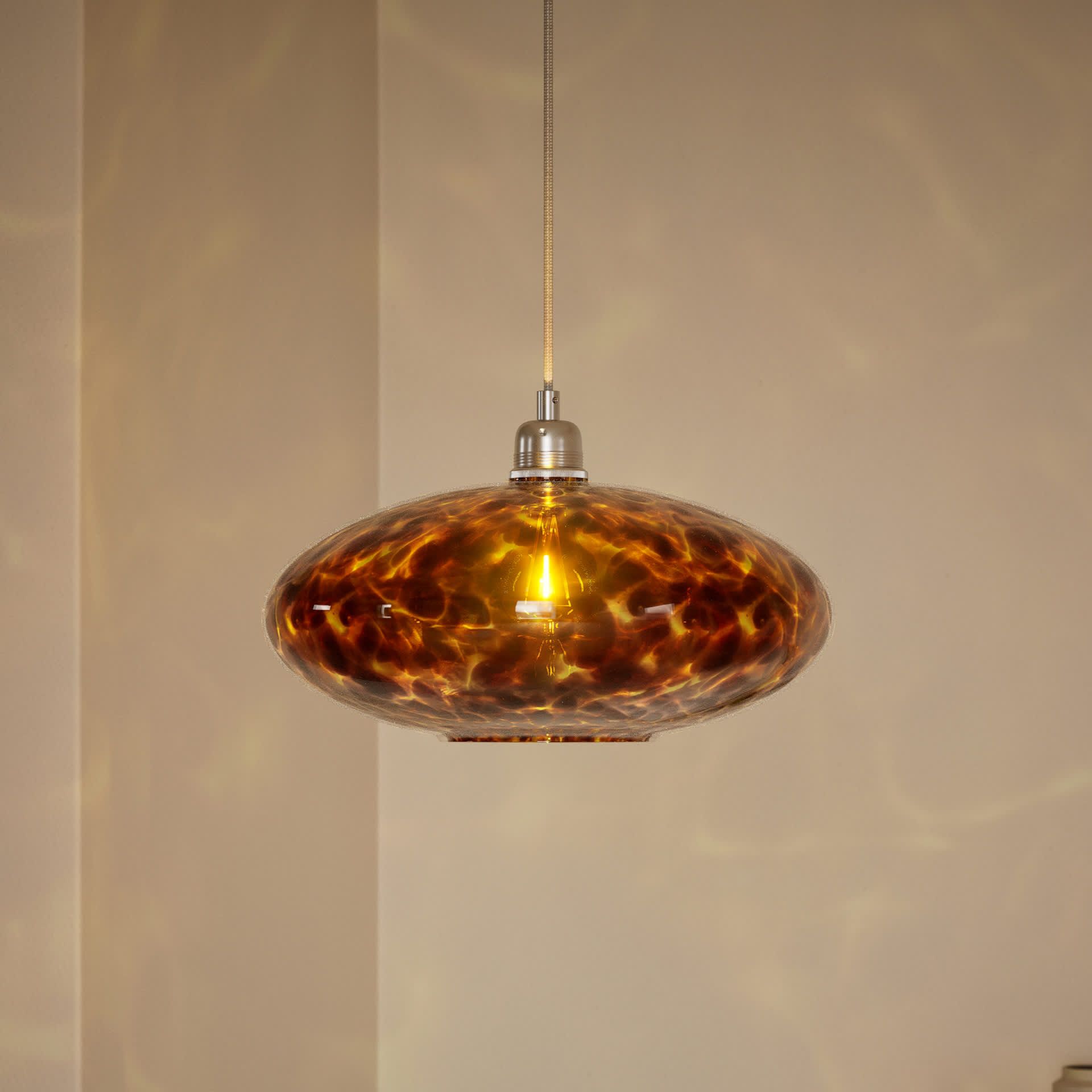 Glass Tortoise Shell Easy Fit Shade