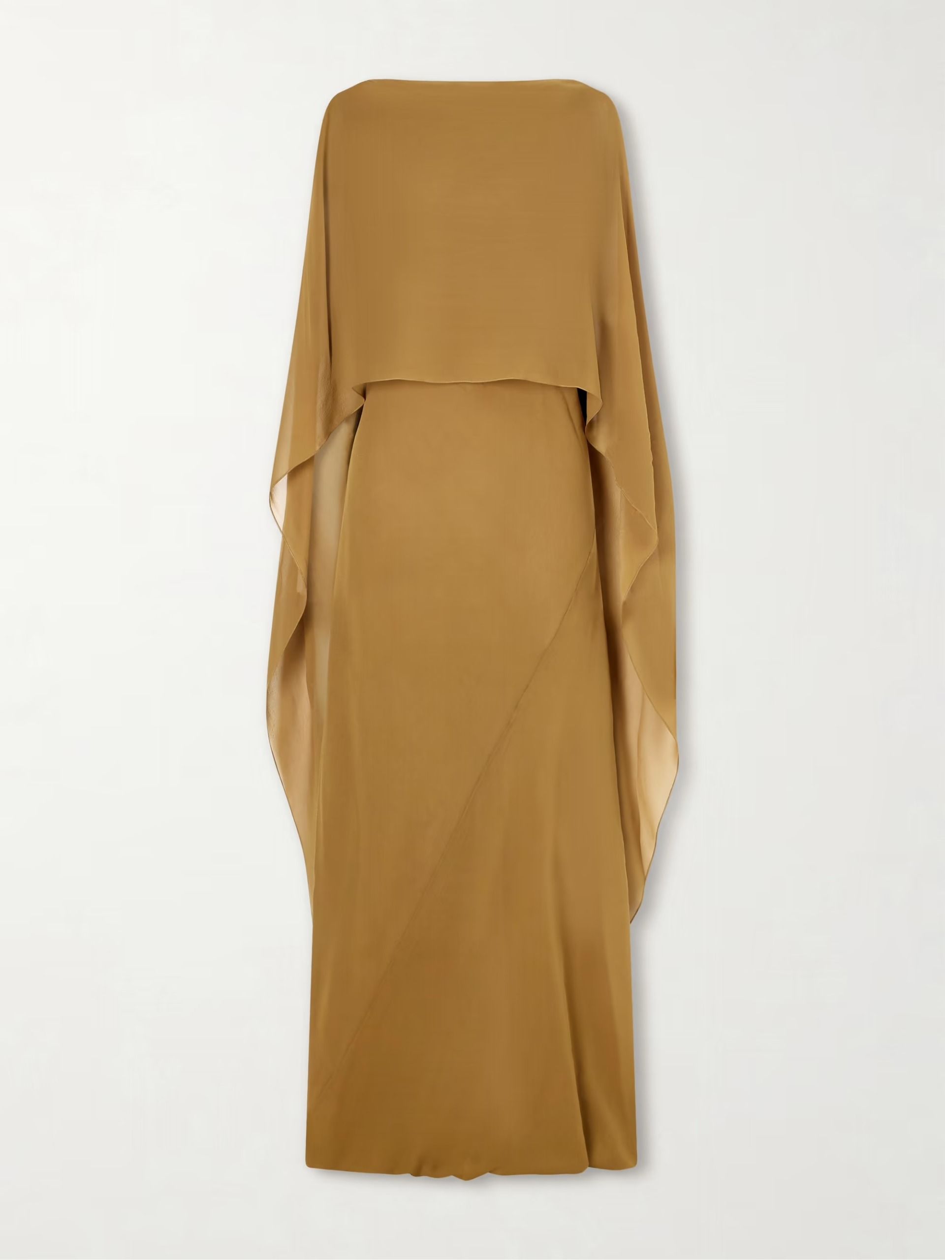 Cortana, Galea One-Shoulder Silk-Chiffon Maxi Dress