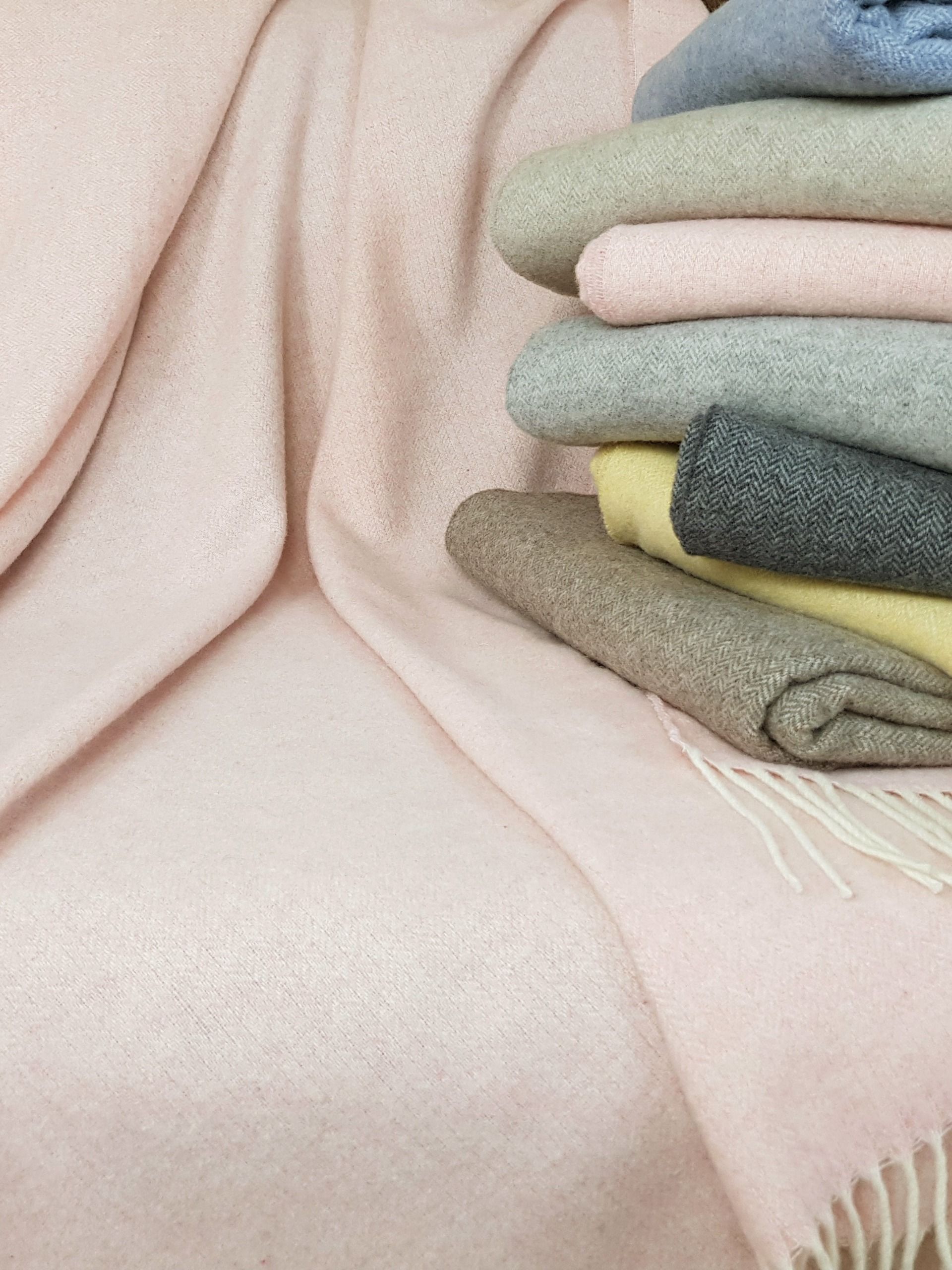 Wool Throw Faro With Cashmere