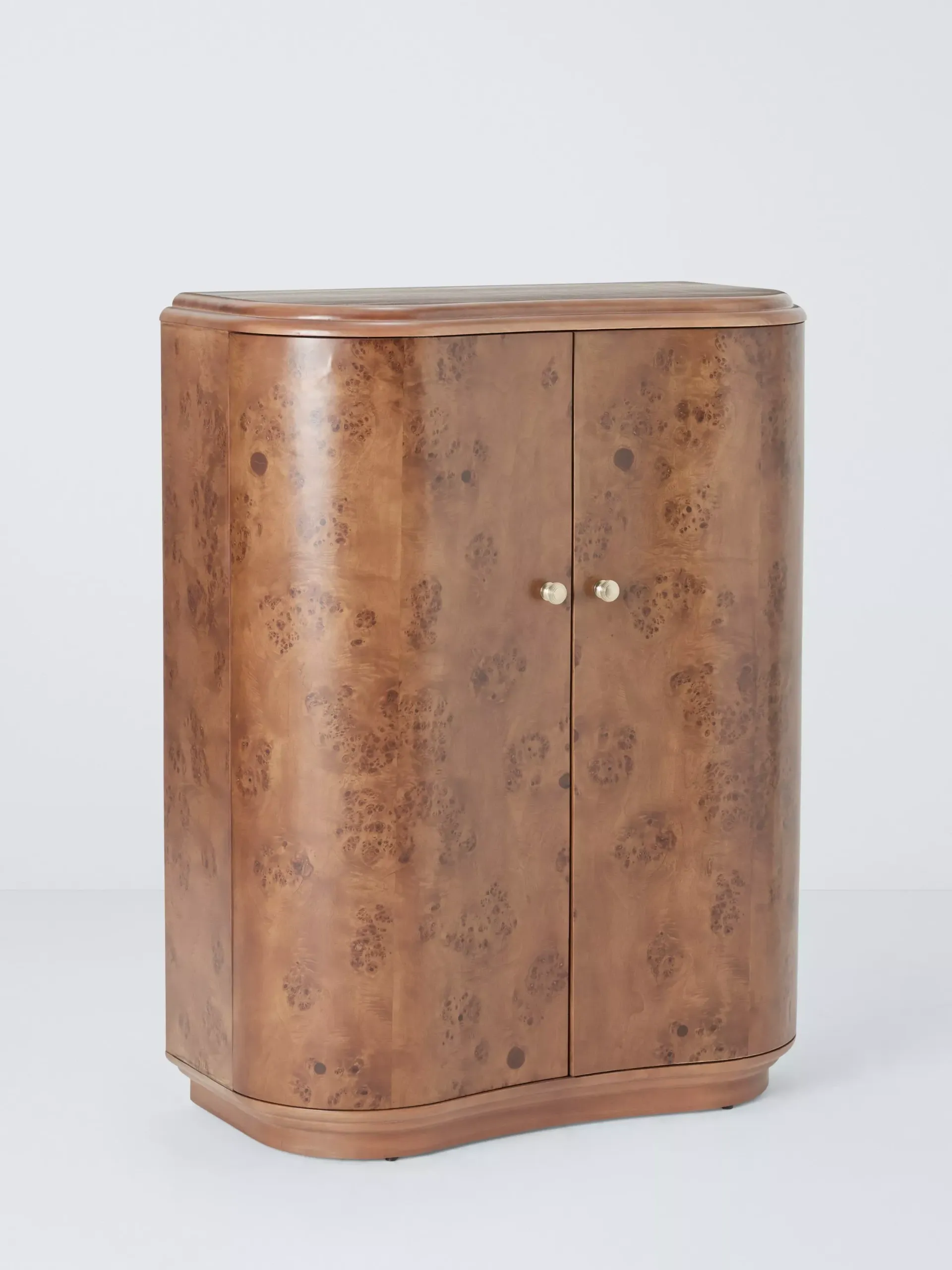 John Lewis Cupid Bar Cabinet, Walnut Burl
