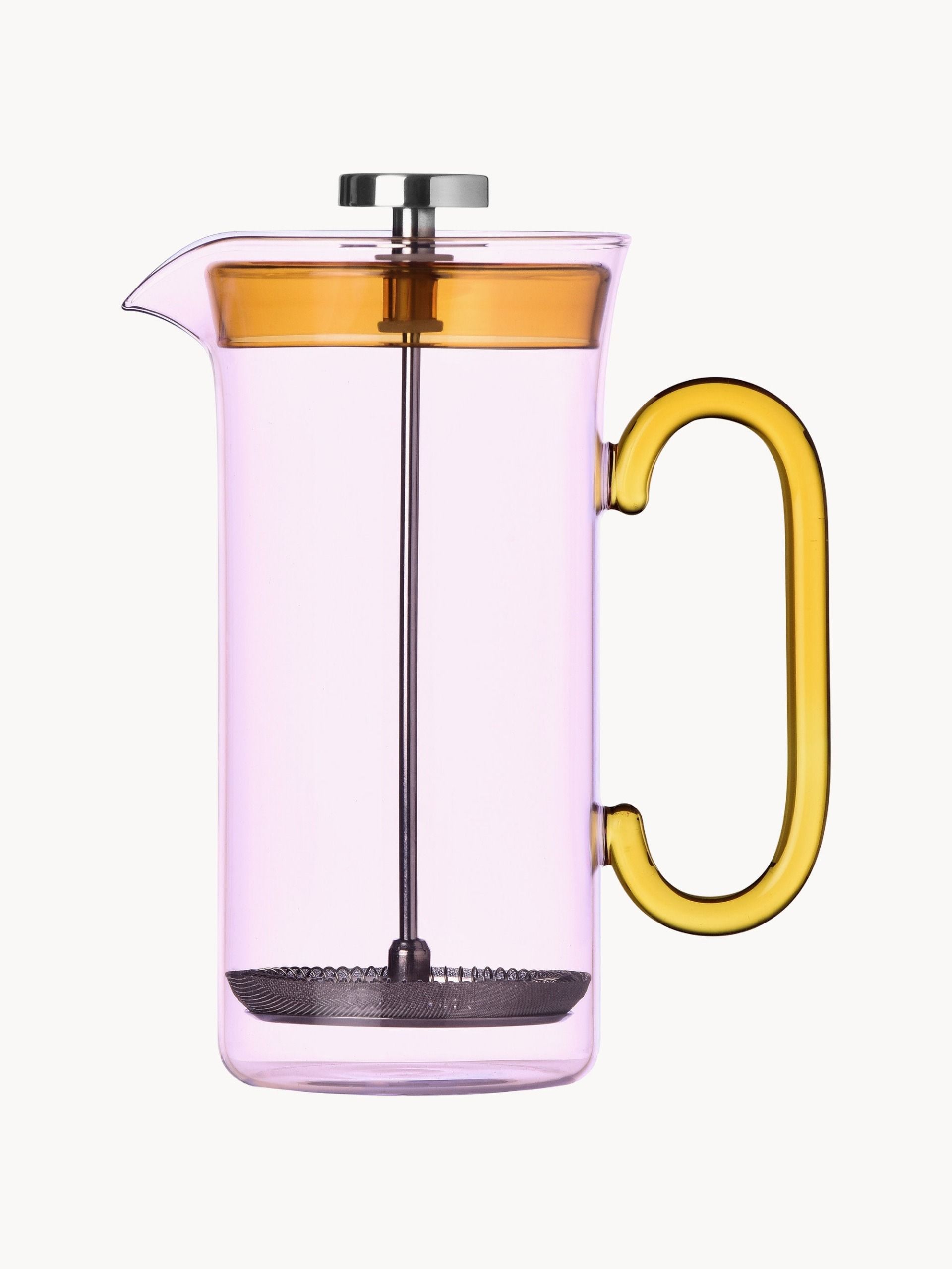 Handmade Borosilicate French Press Coffee Maker Clarinette