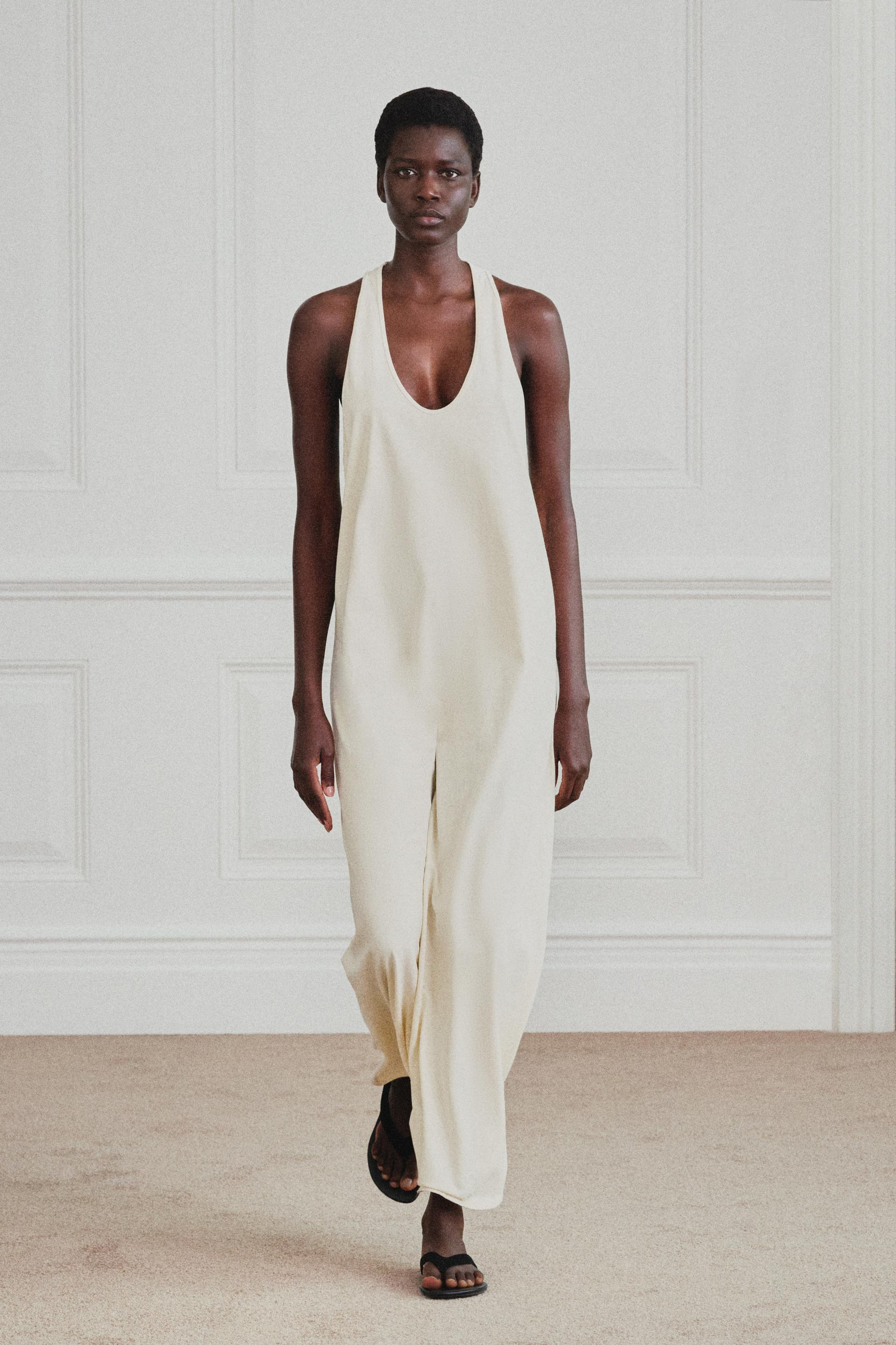 Zara, Long Cotton Dress
