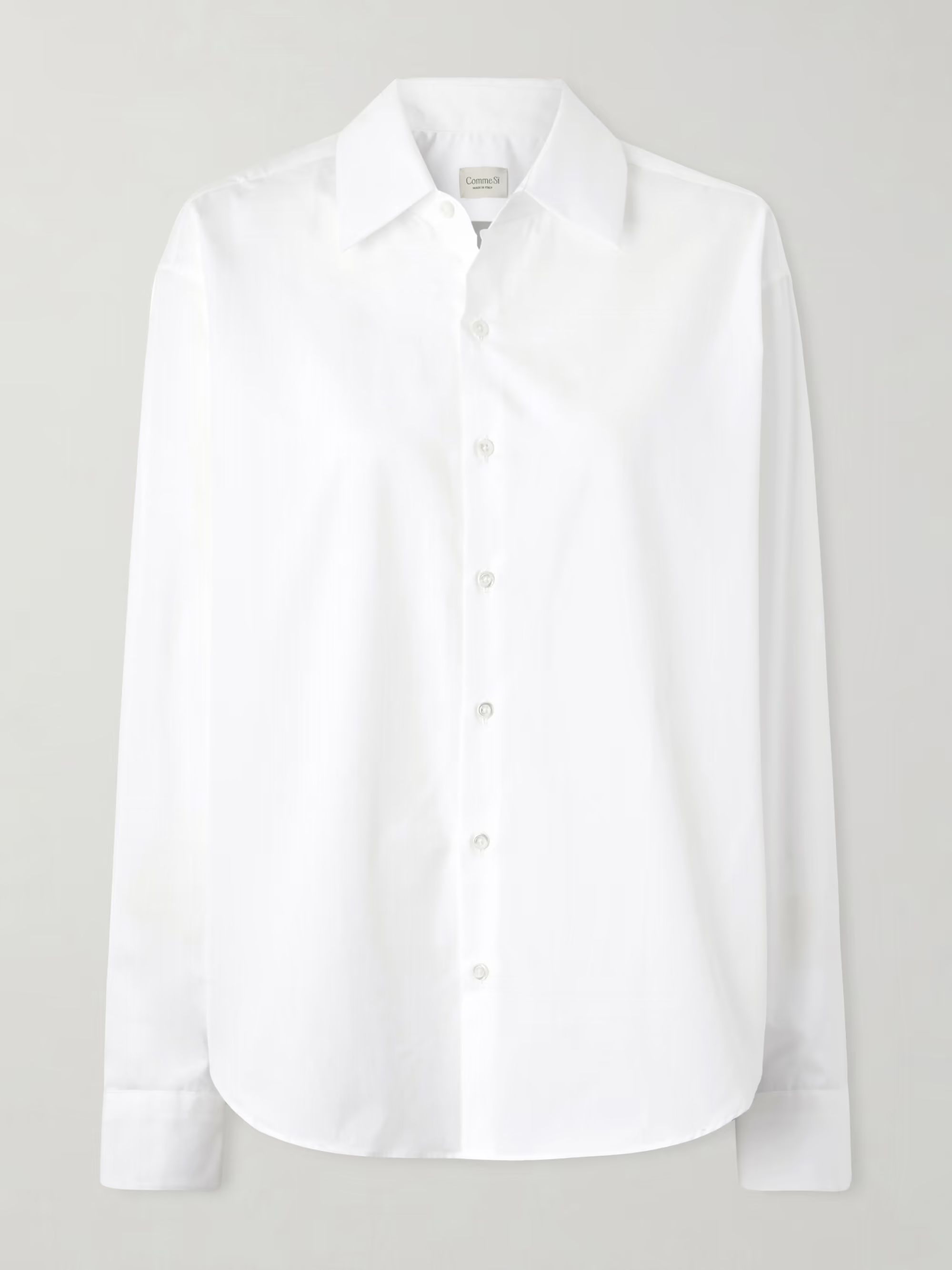 Comme Si, Cotton-Poplin Shirt