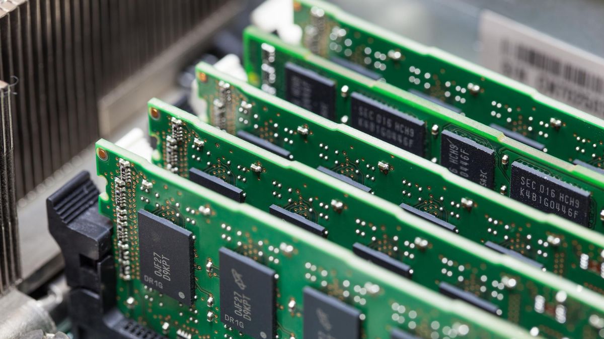 Four RAM slots