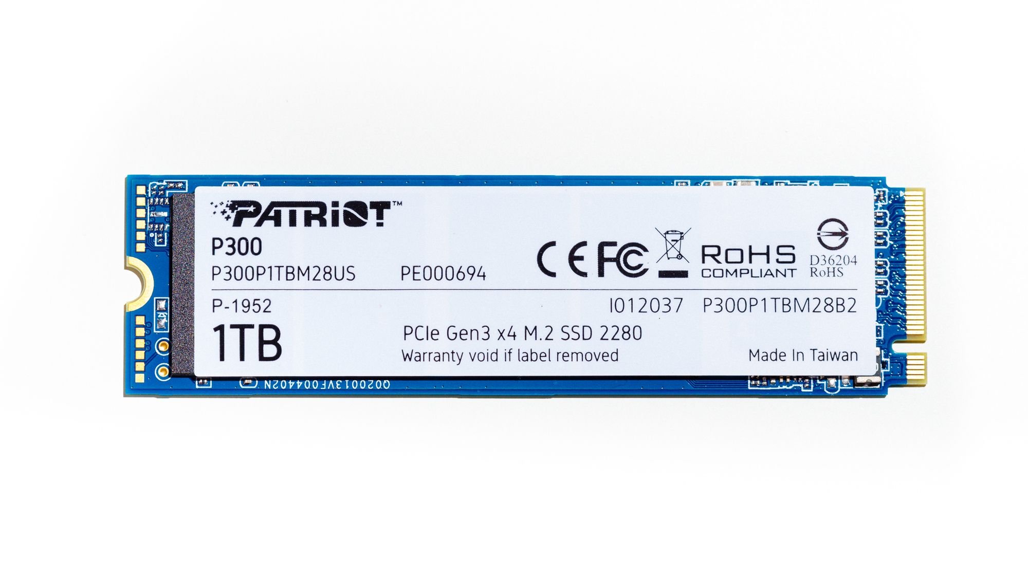Amazon.com: Patriot P300 M.2 PCIe Gen 3 x4 1TB Low-Power