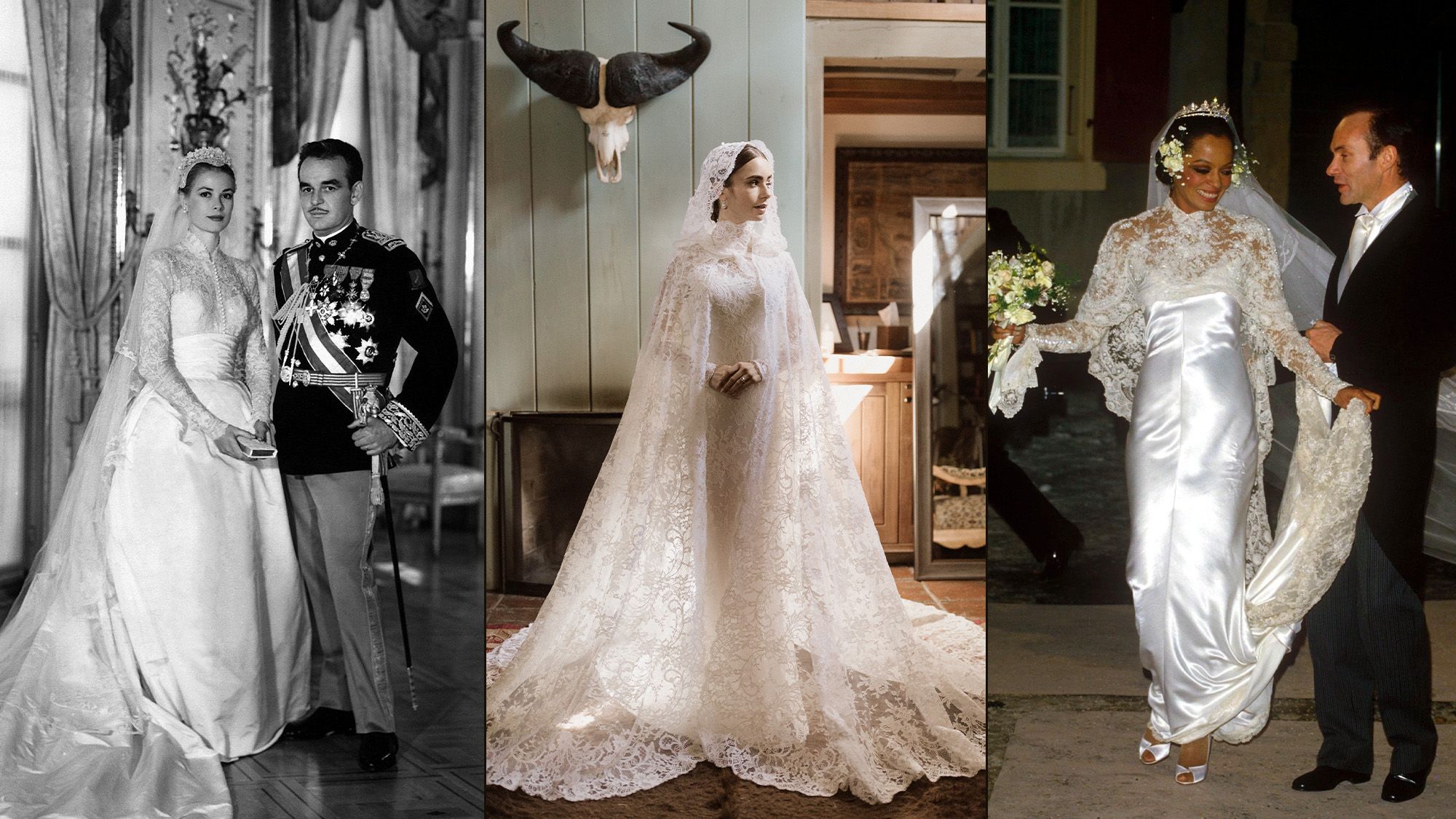 Celine dion wedding dress train 60 photos Vianawedding com