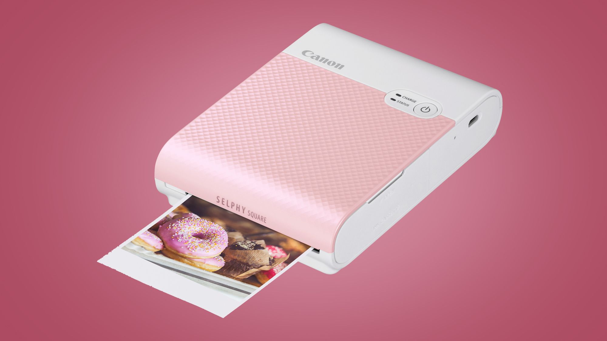 Canon SELPHY SQUARE ピンク Amazon.co.jp: キヤノン Canon スマートフォン用プリンター