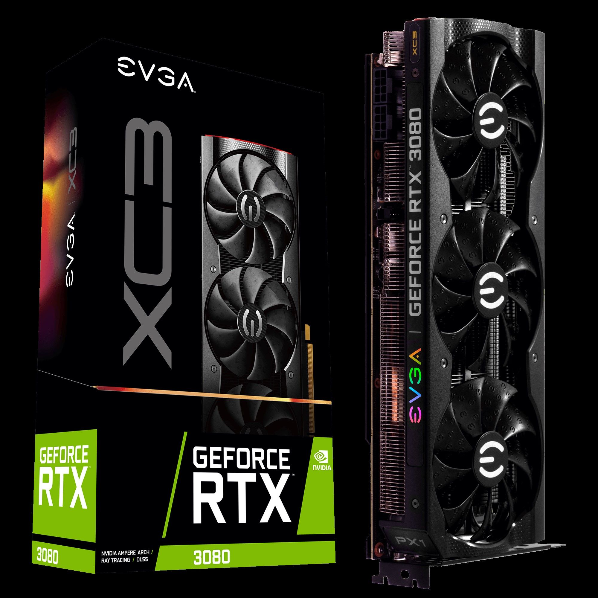 EVGA Lists RTX 3080 XC3 and FTW3 Ultra Gaming 8-Pin Graphics