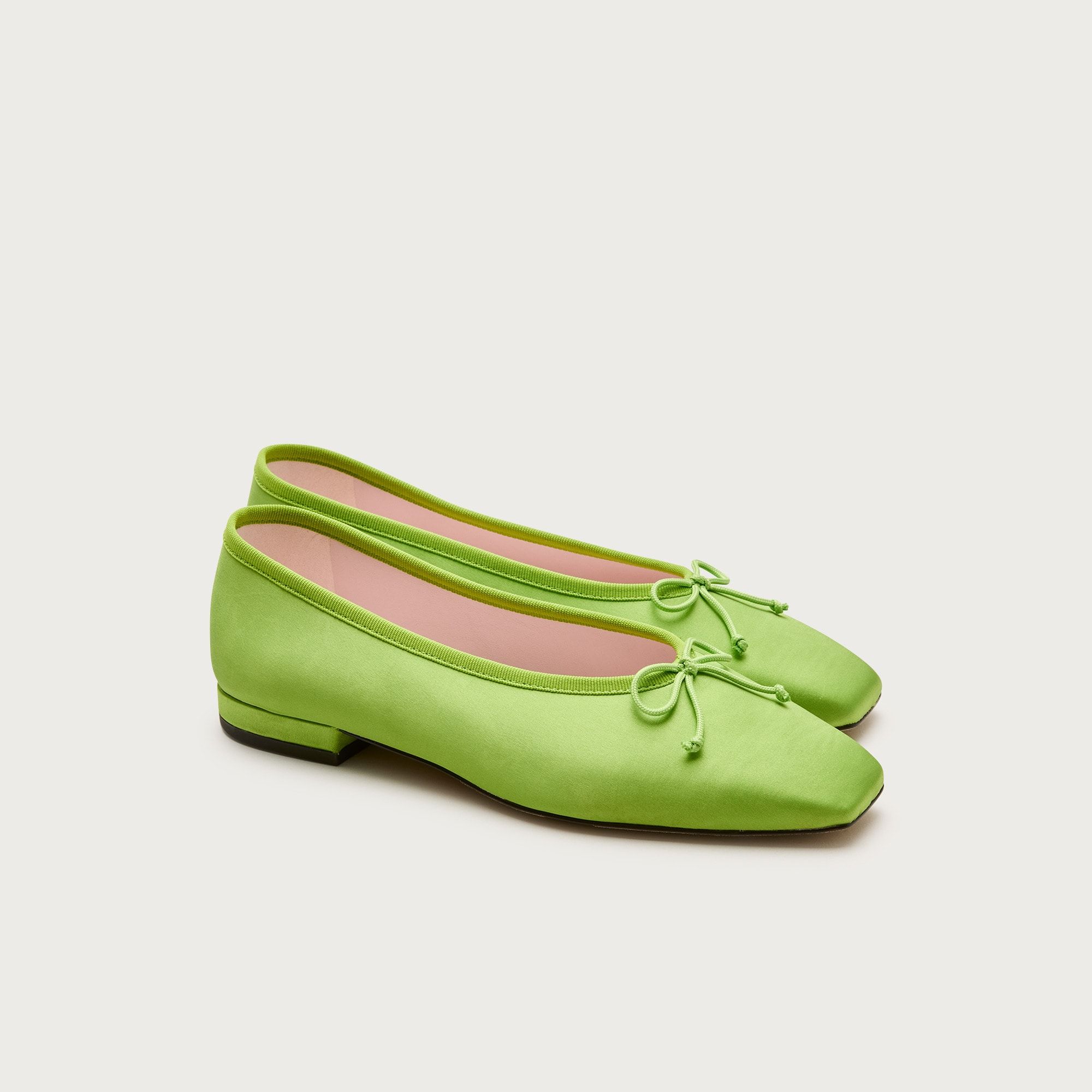 Sophie Ballet Flats in Satin