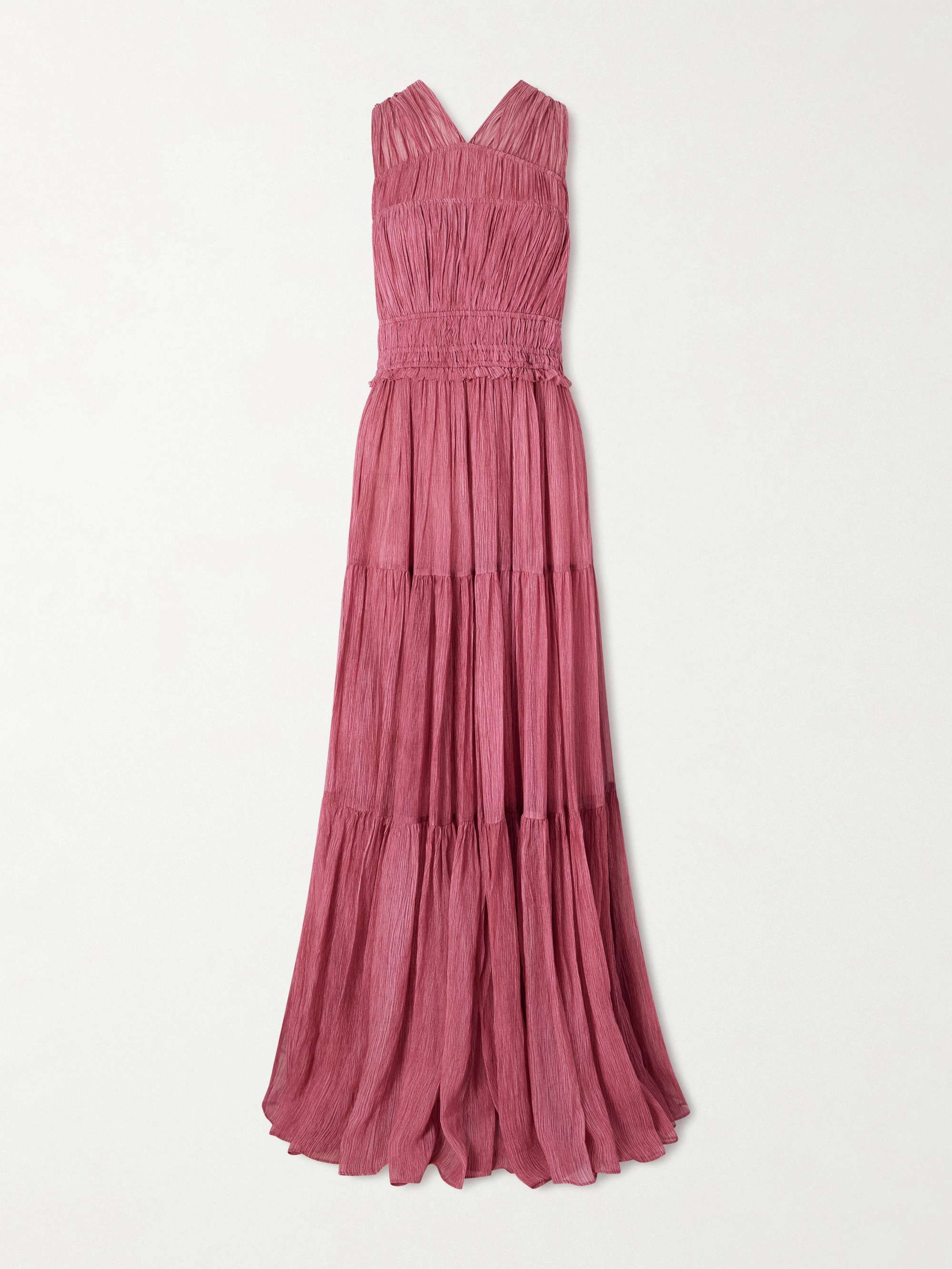 Freesia Silk-Crepon Gown