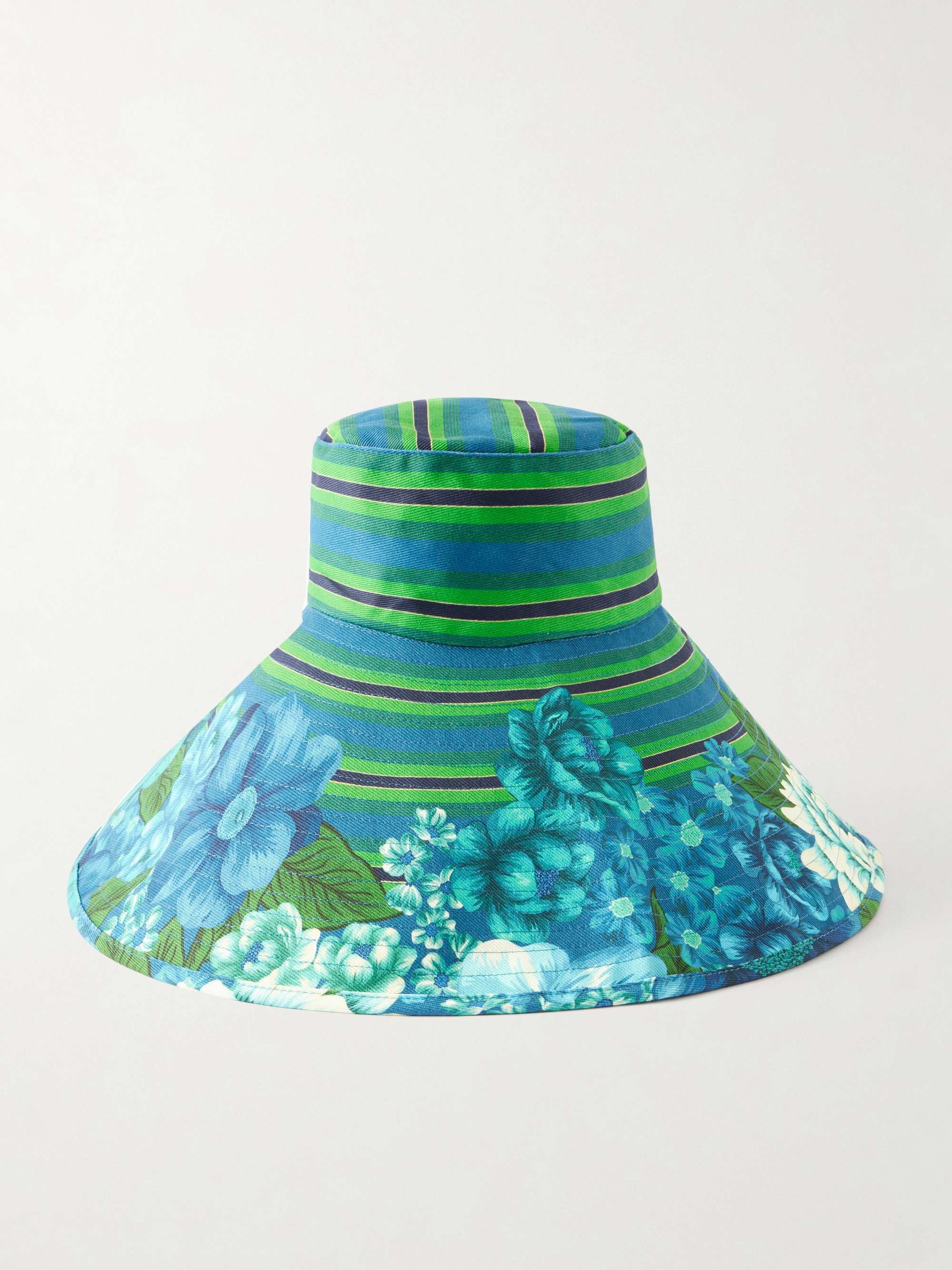 Margo Printed Cotton-Twill Sunhat