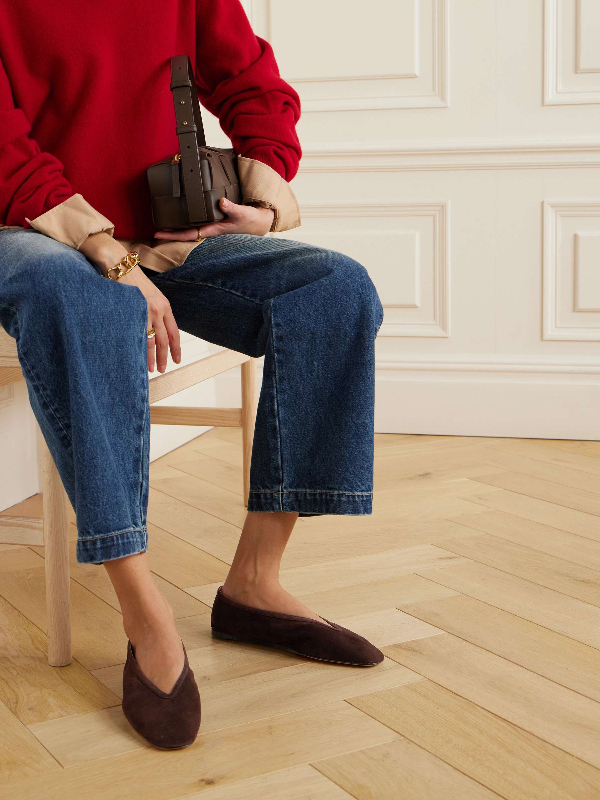 Luna Suede Ballet Flats