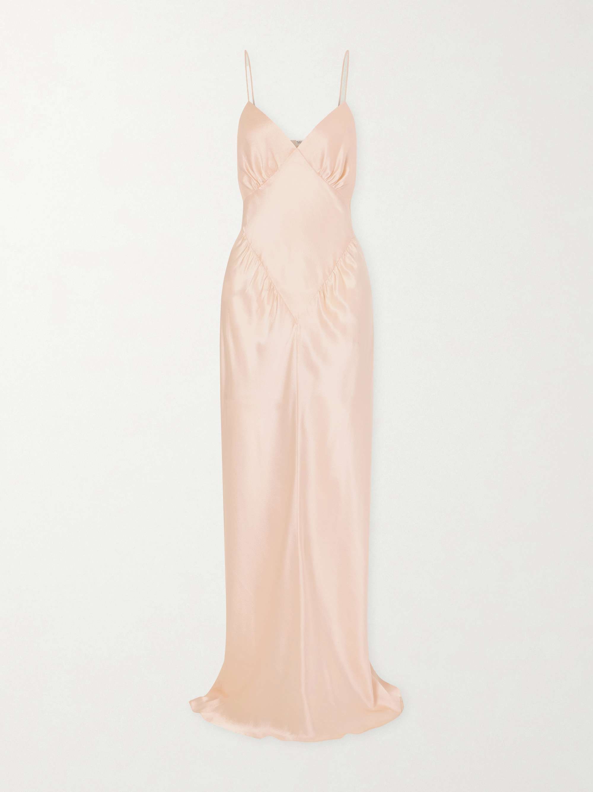Aire Silk-Satin Maxi Dress