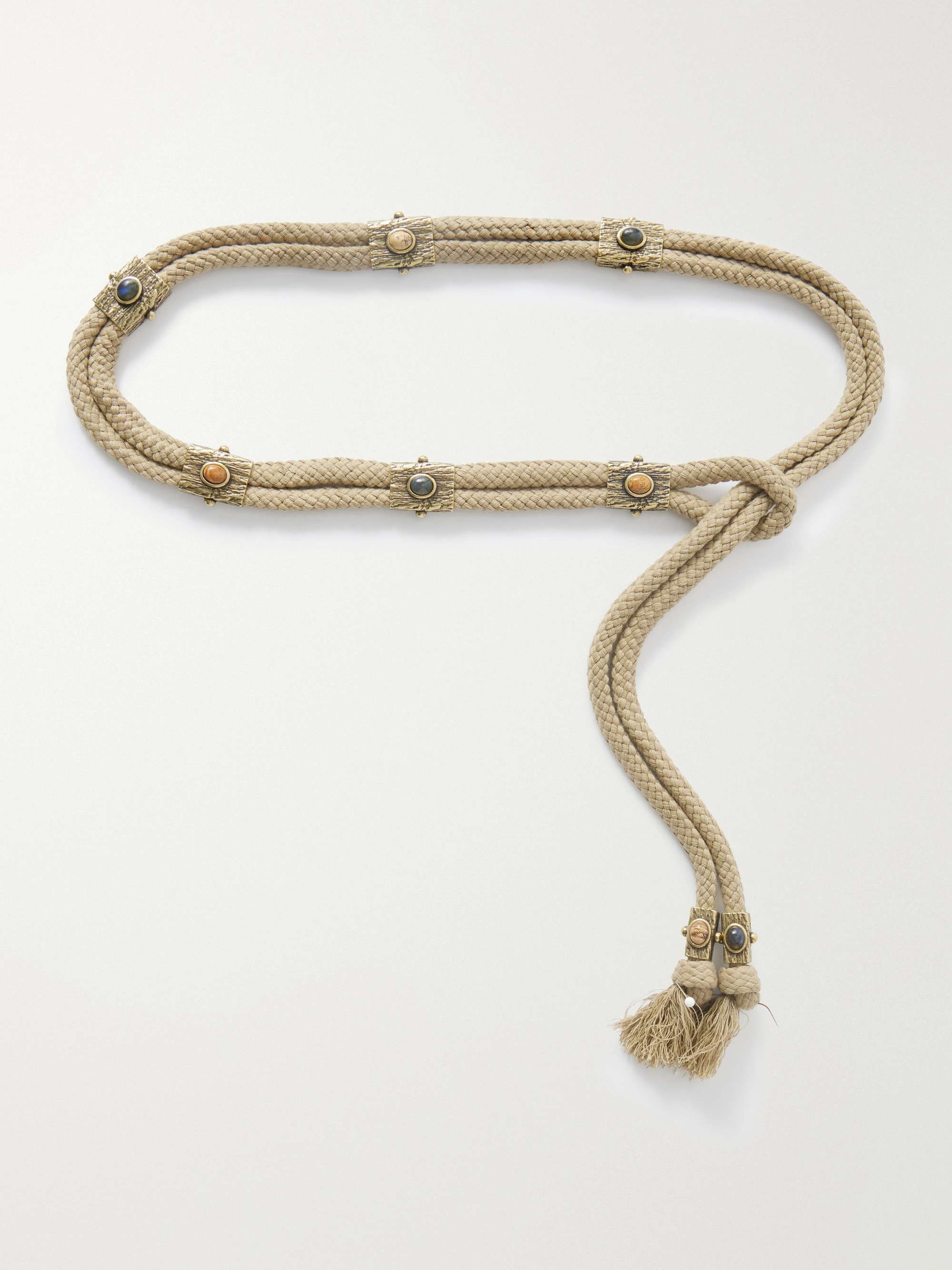 Aleea Embellished Tasseled Cord Belt