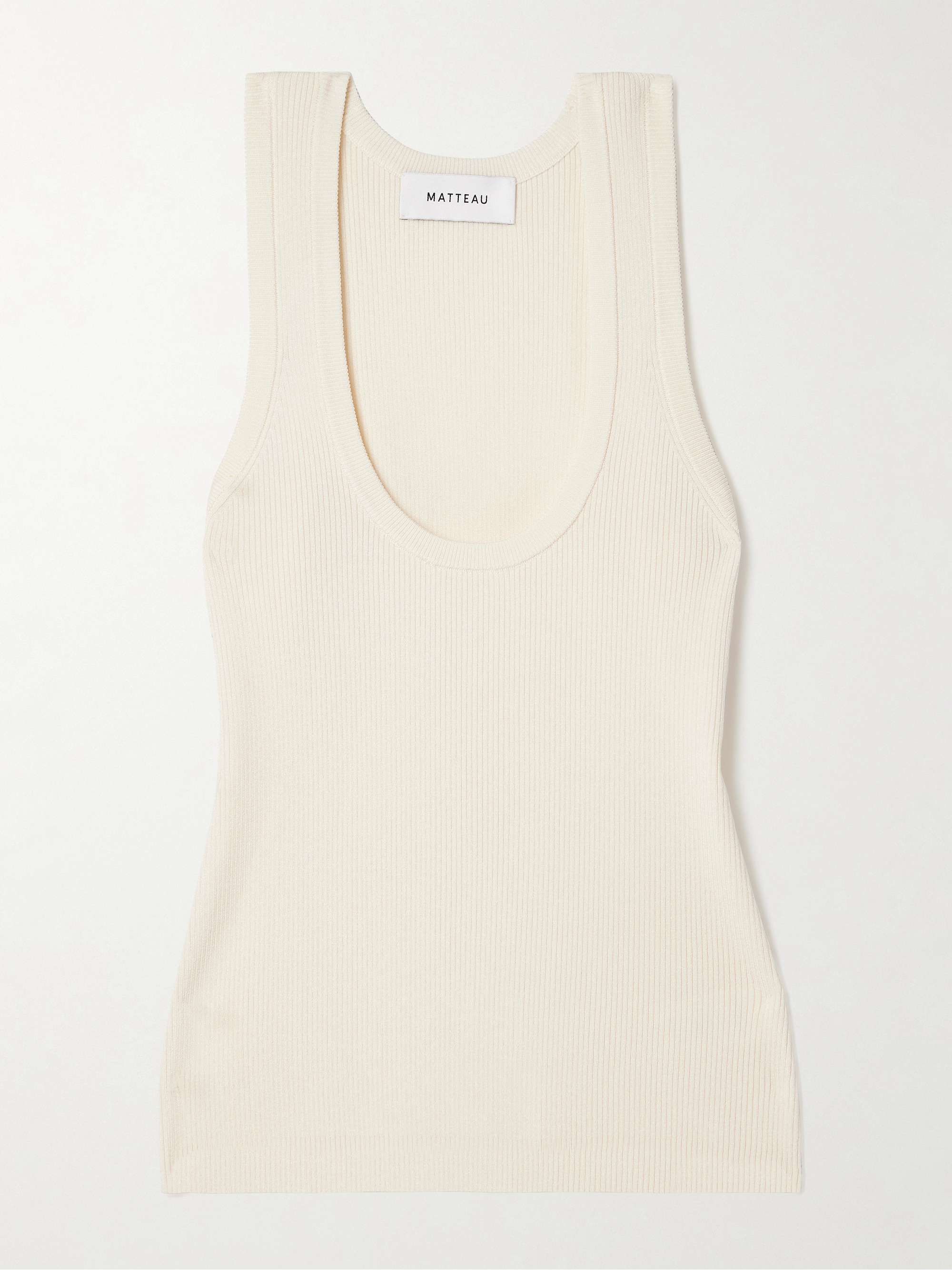 Ribbed-Knit Tank