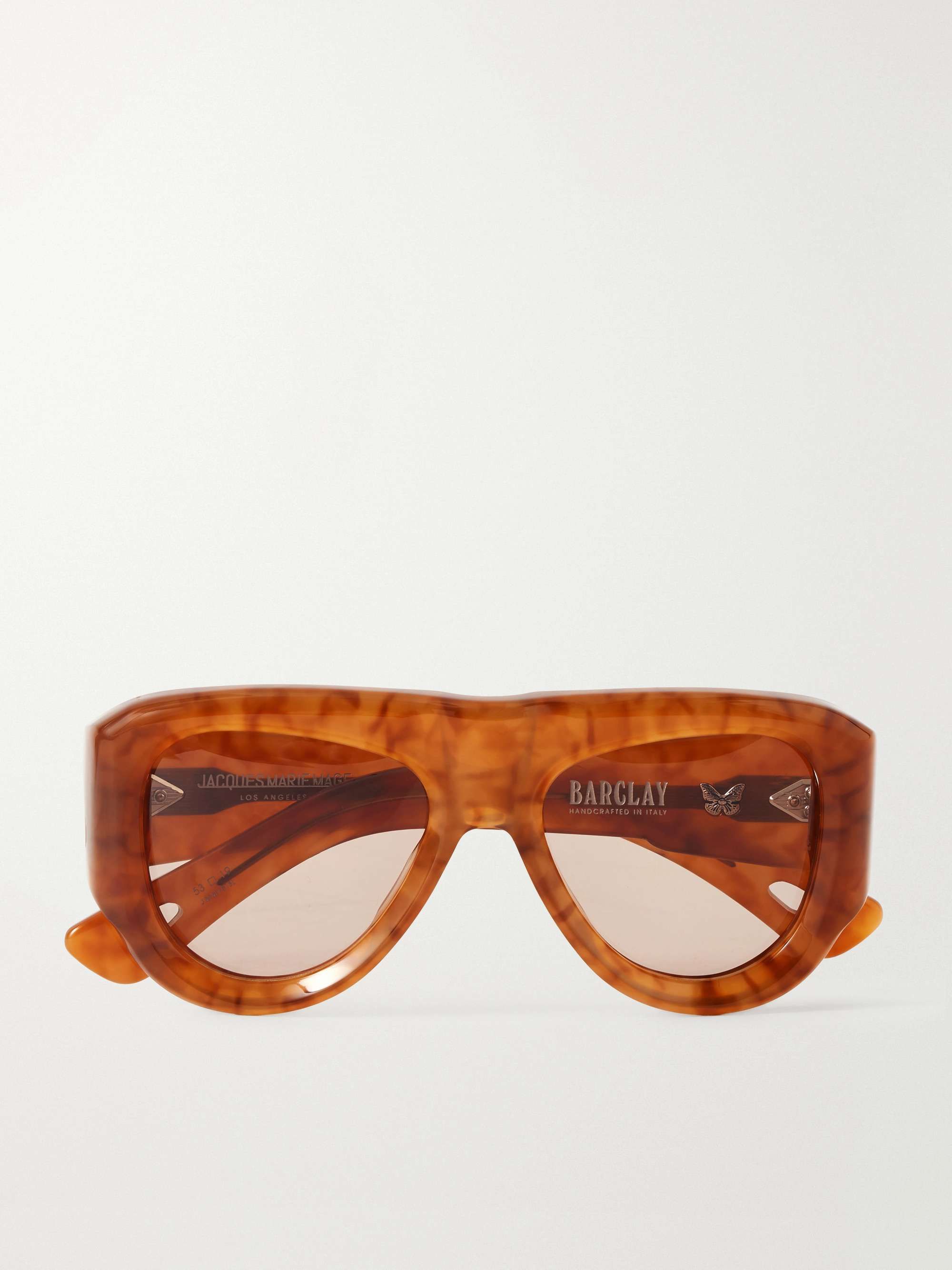 Barclay D-Frame Tortoiseshell Acetate Sunglasses