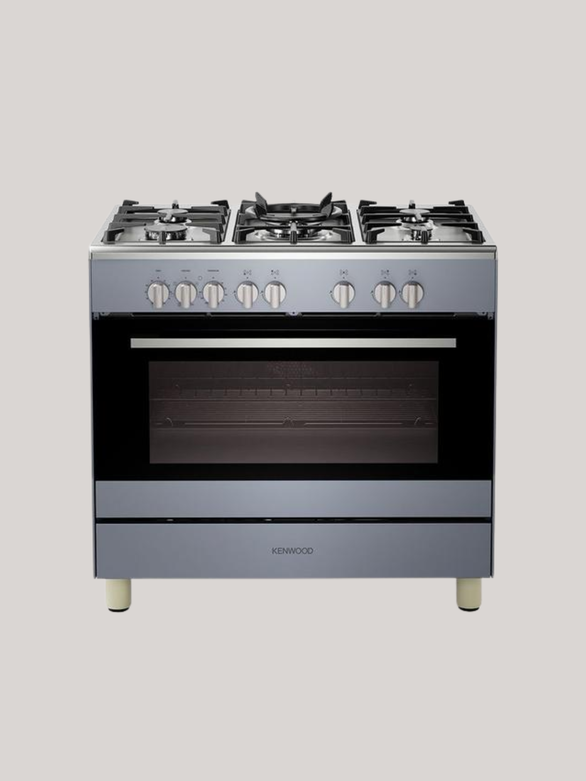 Kenwood Ck500df-Sl 90 Cm Dual Fuel Range Cooker &amp;ndash; Slate Grey &amp;amp; Chrome