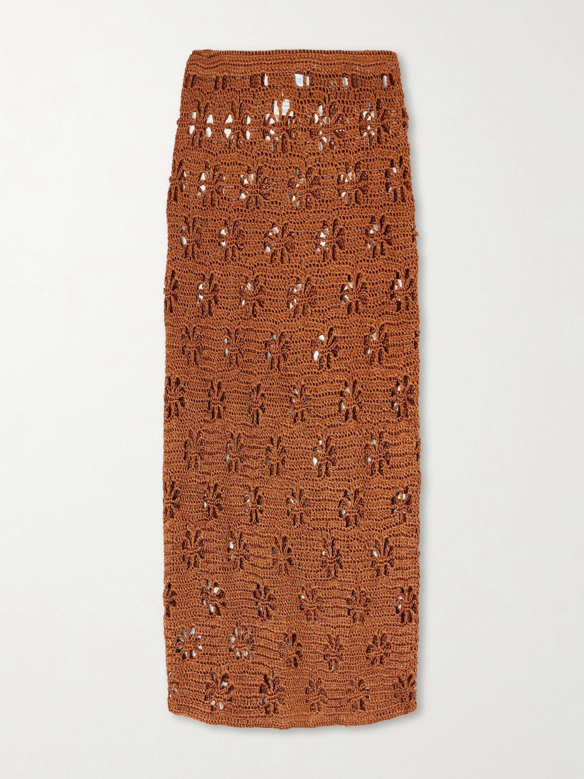 Crocheted Midi Skirt