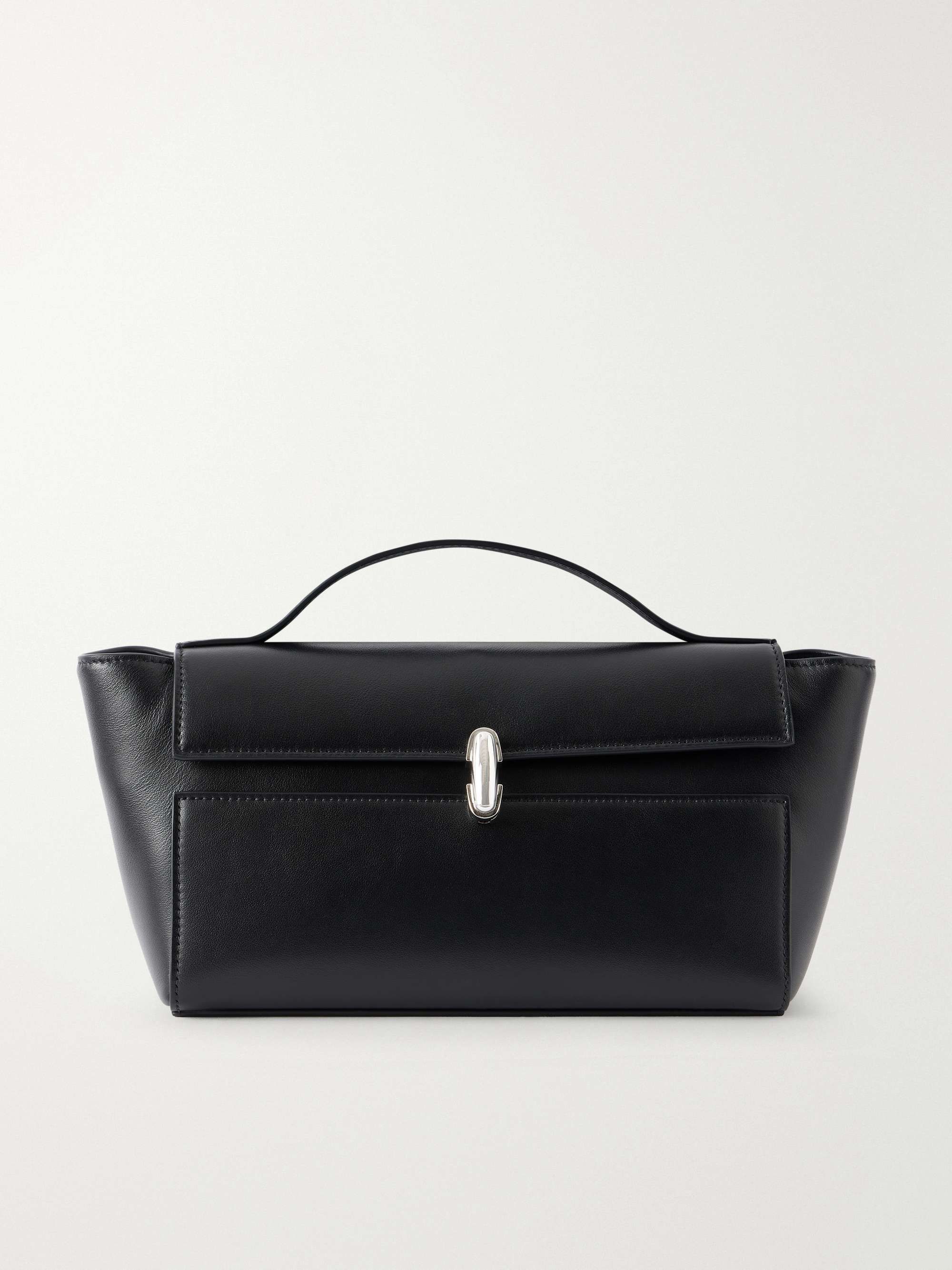 Symmetry Trapeze Pochette Leather Tote